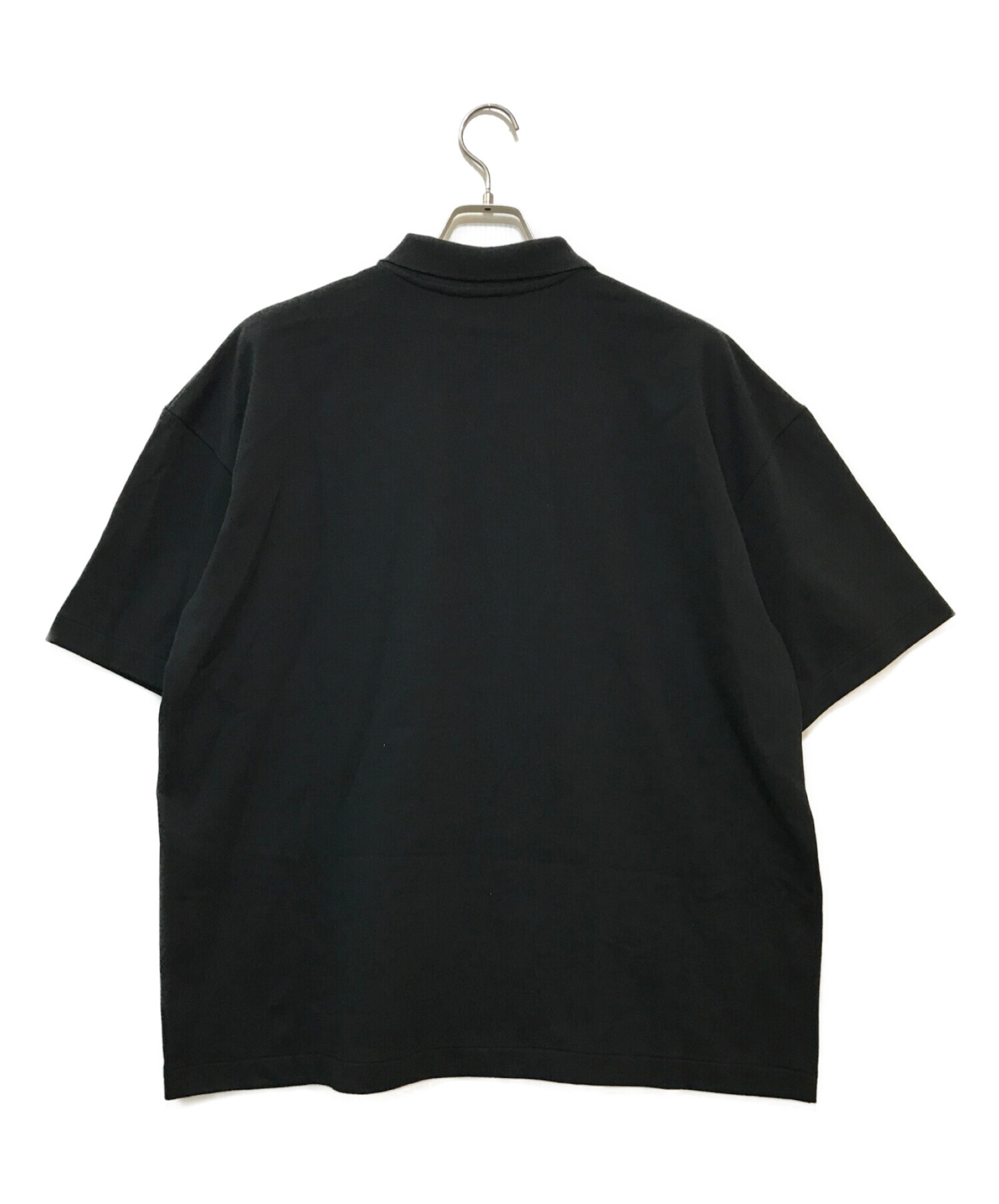 COOTIE PRODUCTIONS (クーティープロダクツ) Suvin Heavy Weight Oversized Polo S/S Tee  ブラック サイズ:S 未使用品