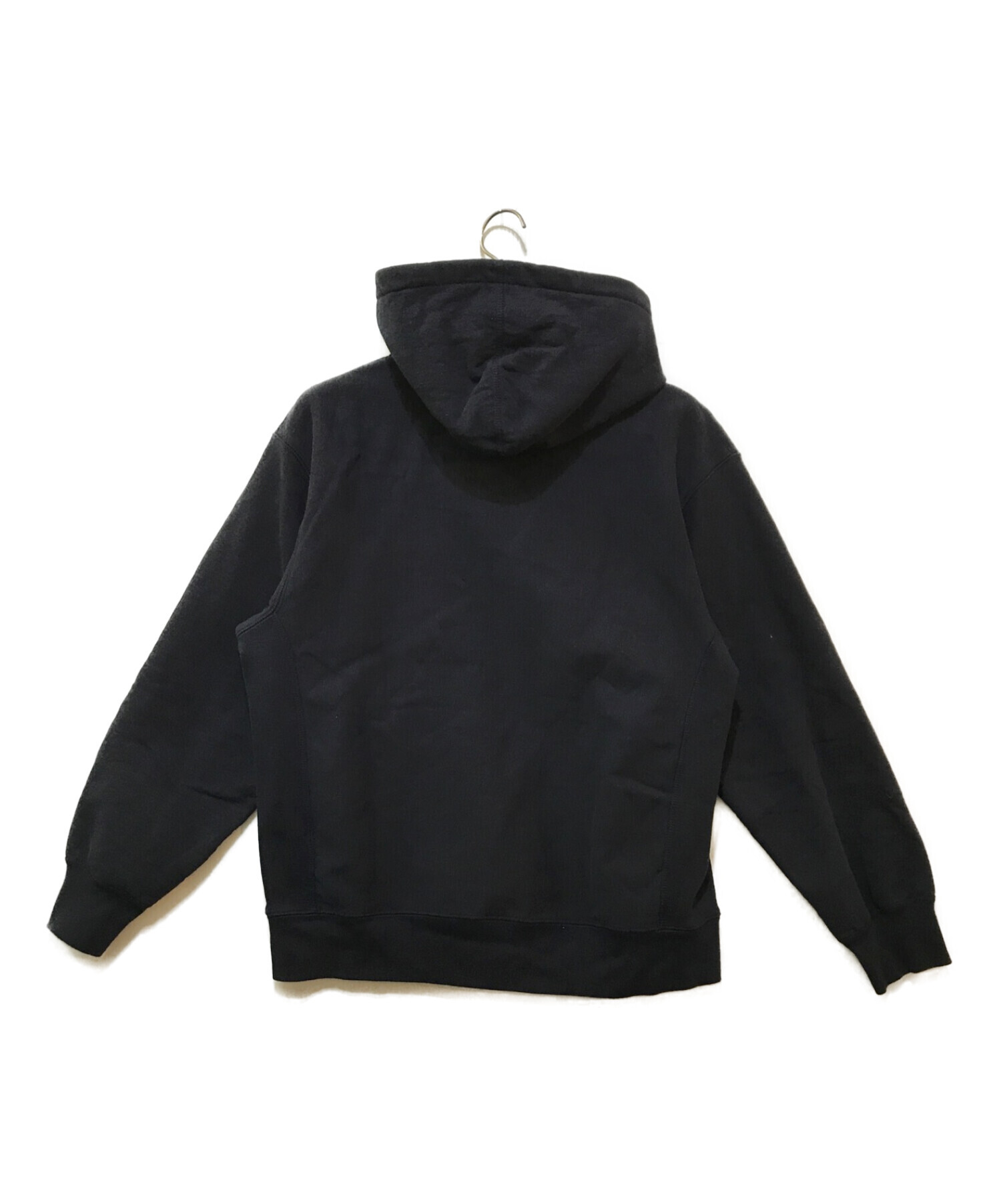 Supreme (シュプリーム) Cross Box Logo Hooded Sweatshirt ネイビー サイズ:M