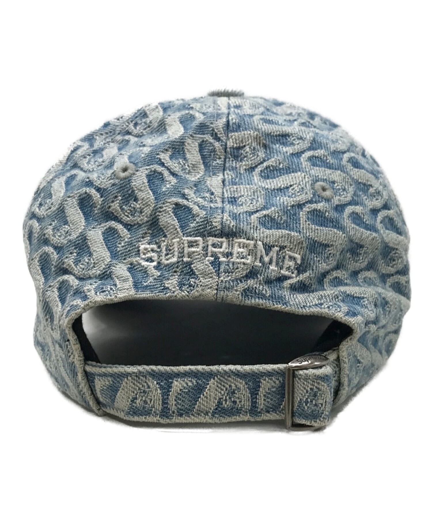 SUPREME (シュプリーム) Monogram Denim 6-Panel ブルー