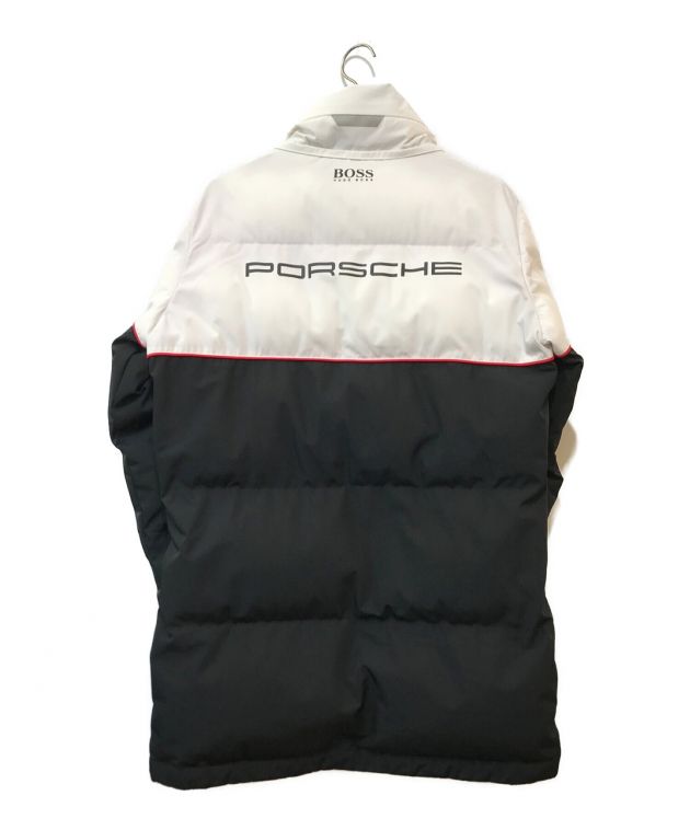 PORSCHE×HUGO BOSS (ポルシェ×ヒューゴボス) Winter jacket ホワイト×ブラック サイズ:S