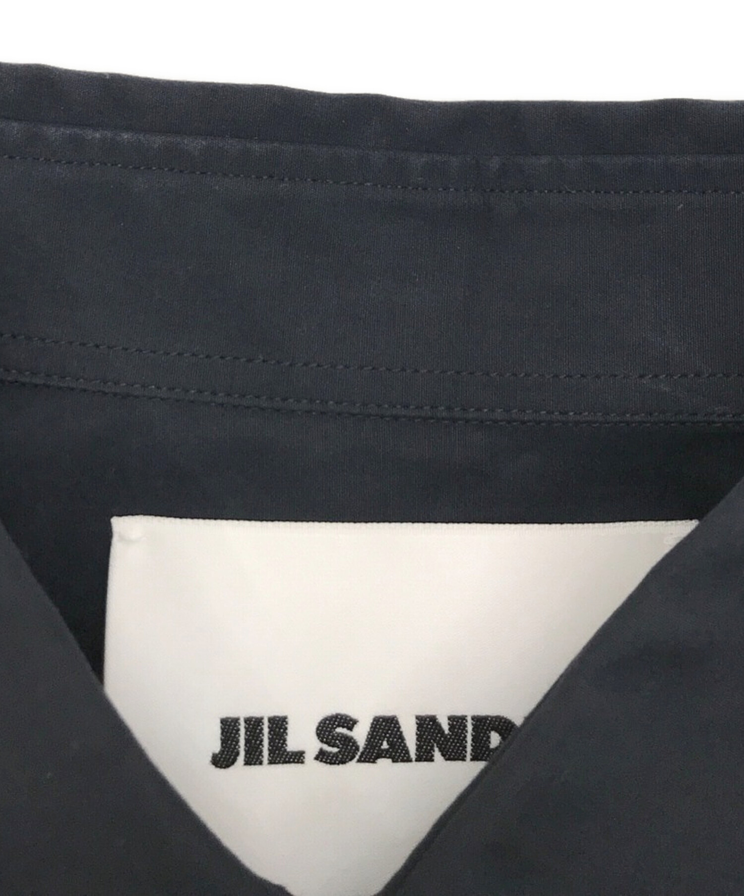 JIL SANDER (ジルサンダー) TIN FF CLASSIC SHIRTS ネイビー サイズ:37