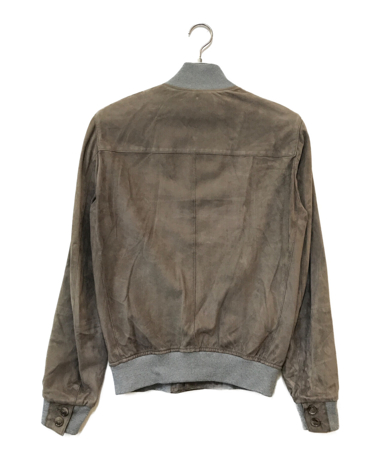 ENRICO MANDELLI (エンリコ・マンデッリ) スウェードジャケット ブラウン サイズ:L
