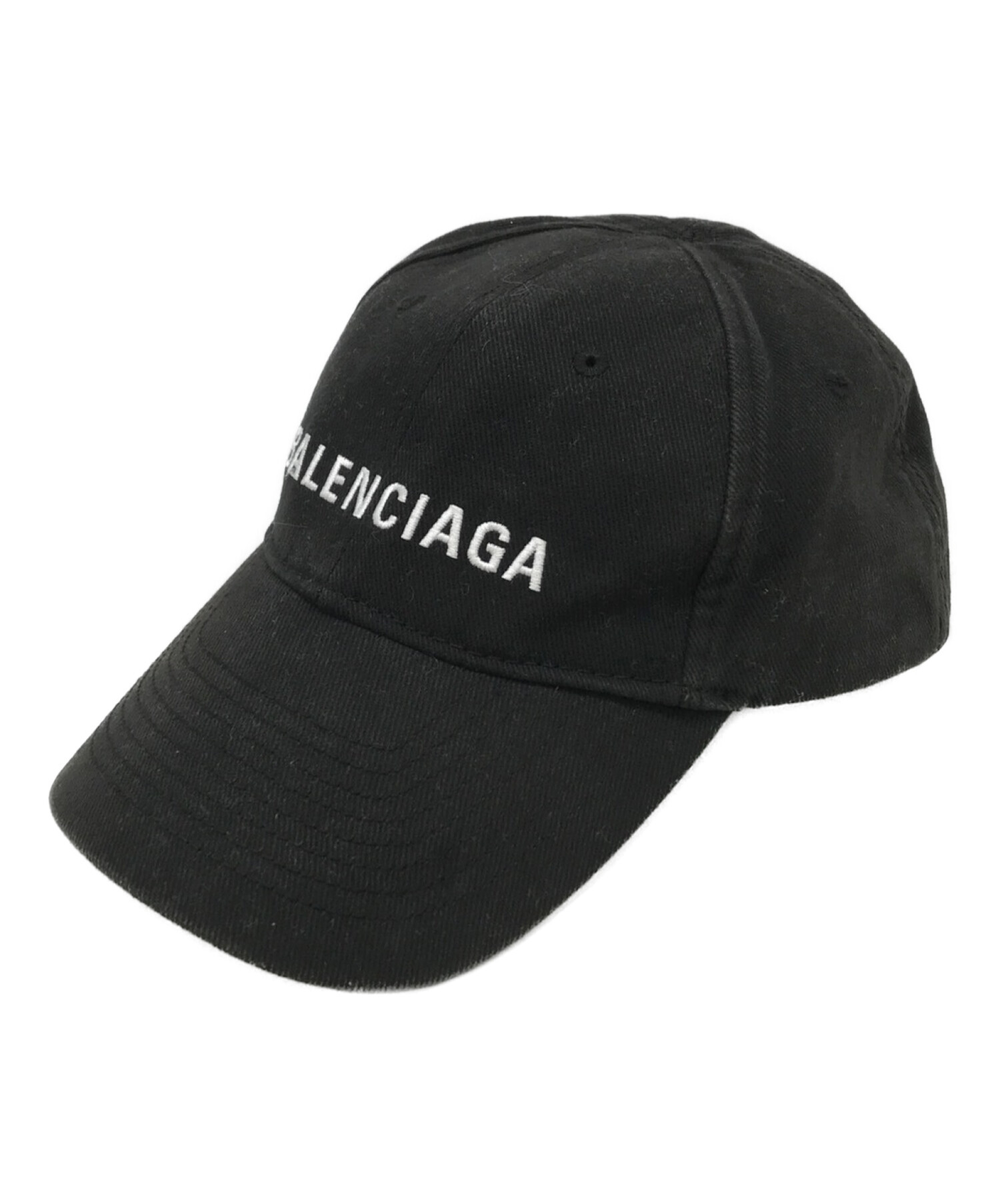 中古・古着通販】BALENCIAGA (バレンシアガ) ロゴキャップ ブラック