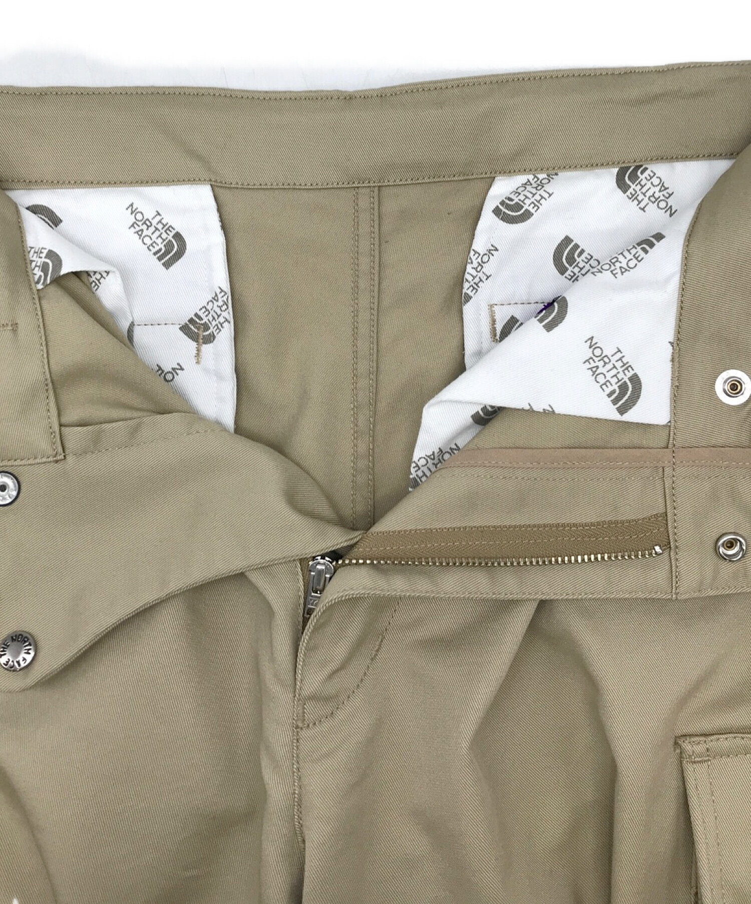 THE NORTHFACE PURPLELABEL (ザ・ノースフェイス パープルレーベル) Stretch Twill Cargo Pants  (ストレッチ ツイル カーゴ パンツ) ベージュ サイズ:32