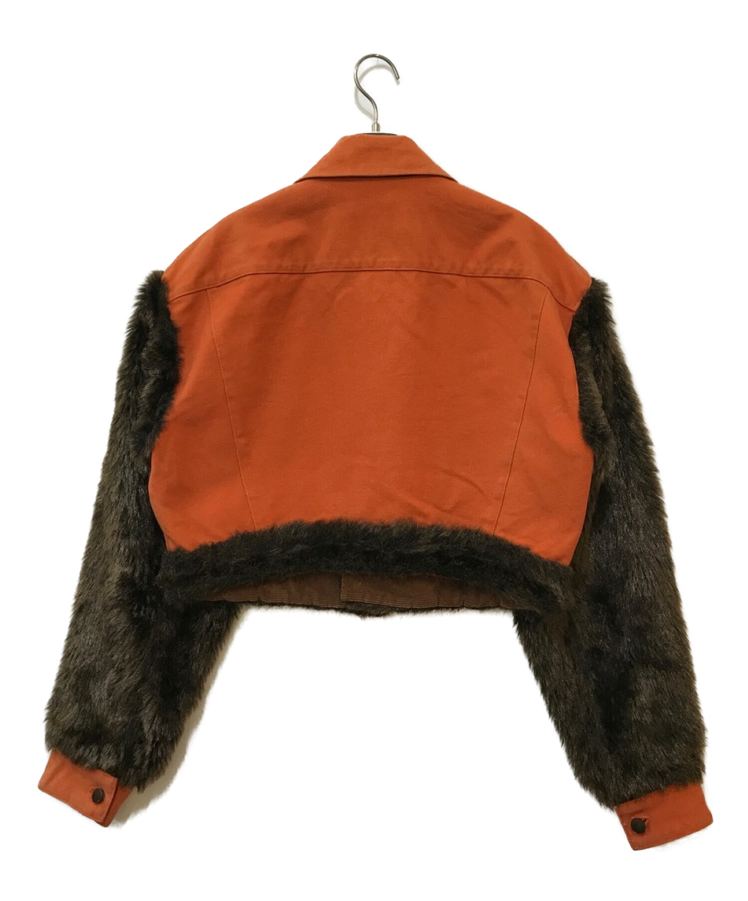 ISSEY MIYAKE (イッセイミヤケ) ドッキングジャケット オレンジ サイズ:-
