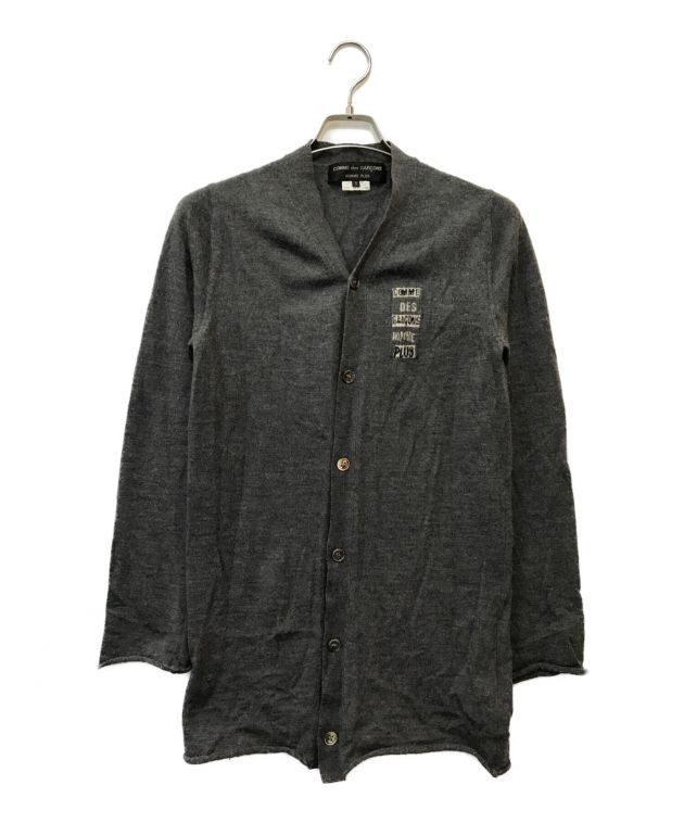 中古・古着通販】COMME des GARCONS HOMME PLUS (コムデギャルソンオムプリュス) ニットカーディガン グレー  サイズ:S｜ブランド・古着通販 トレファク公式【TREFAC FASHION】スマホサイト