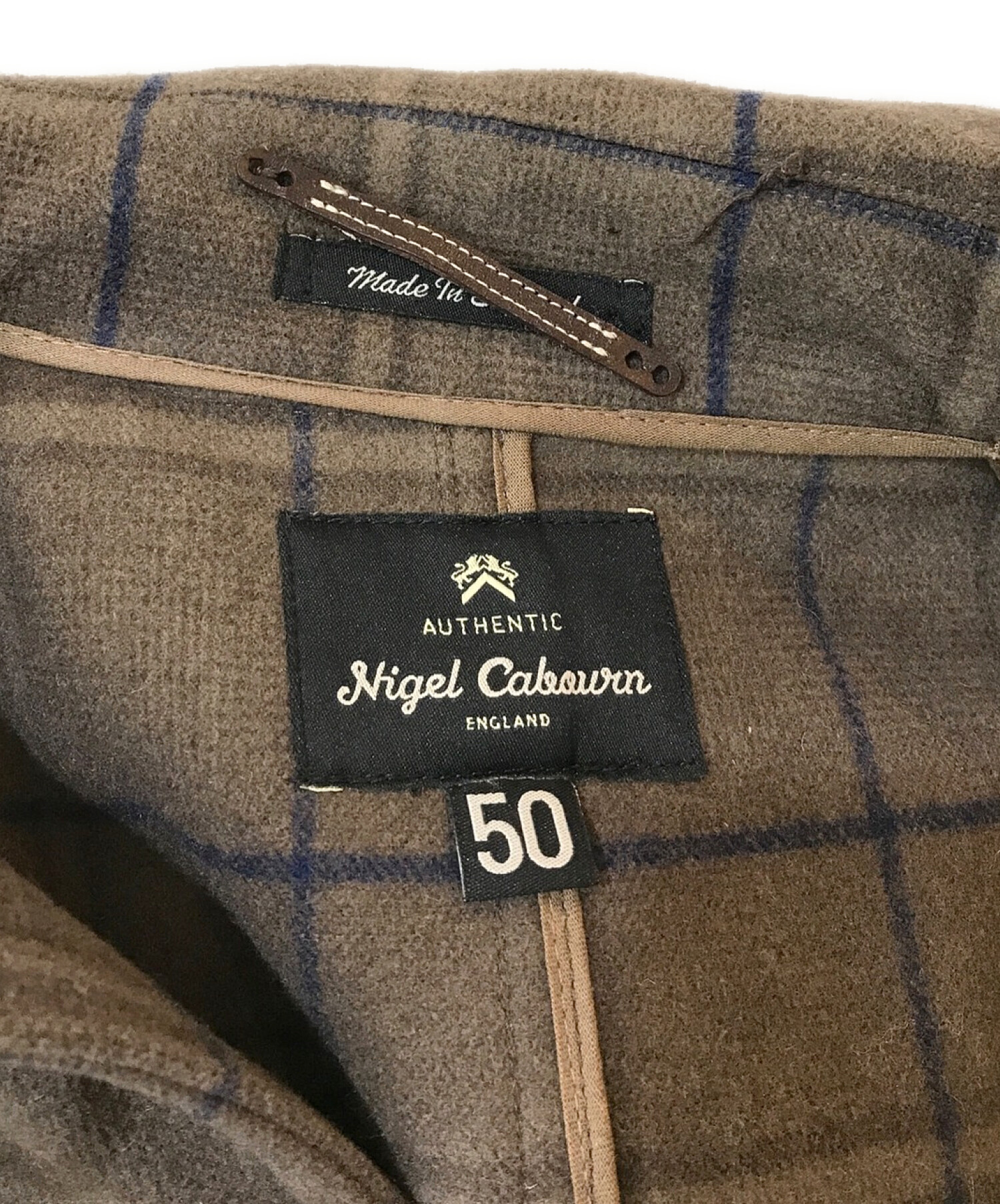 中古・古着通販】NIGEL CABOURN (ナイジェルケーボン) ダッフルコート ブラウン サイズ:50｜ブランド・古着通販  トレファク公式【TREFAC FASHION】スマホサイト