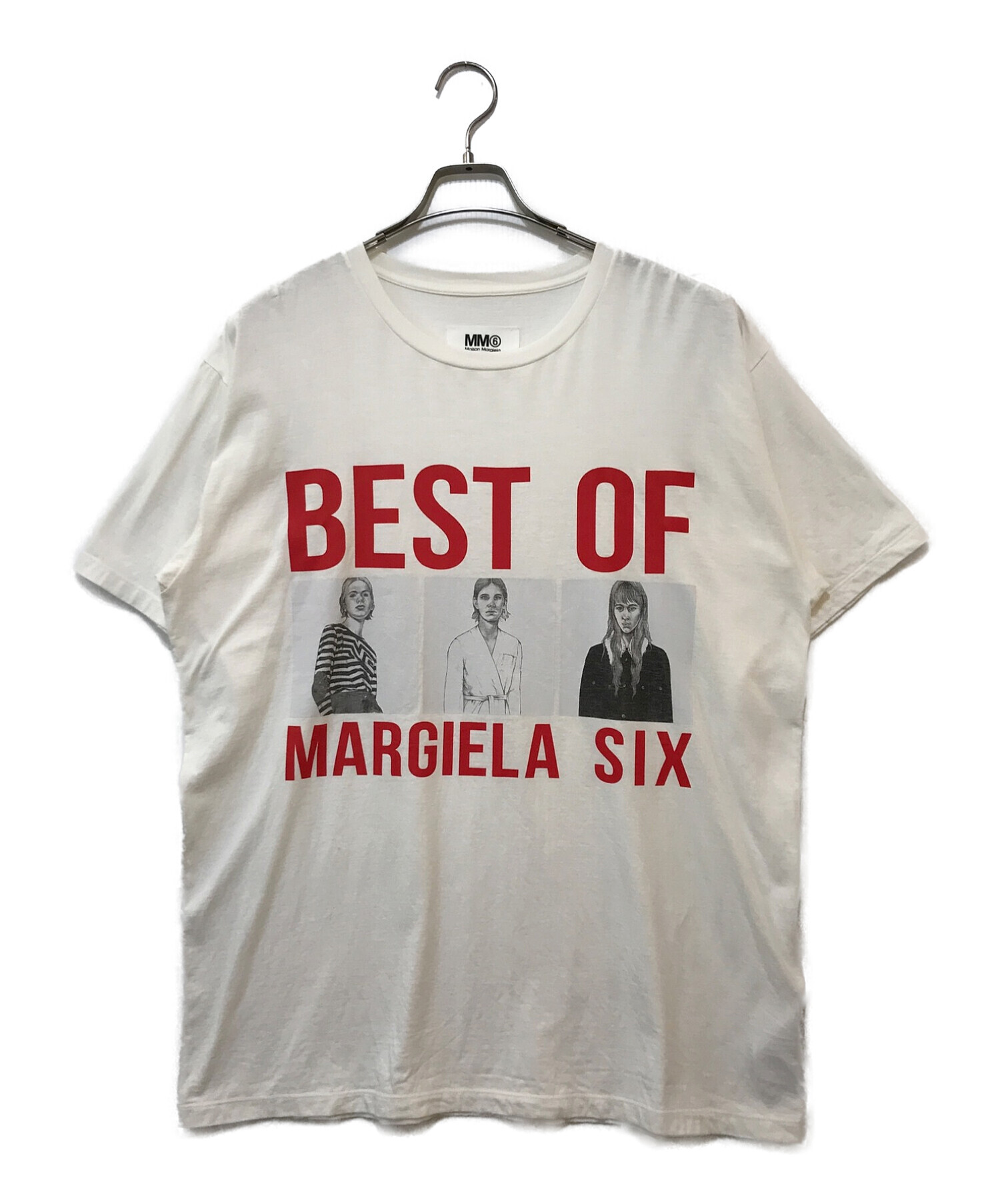 MM6 Maison Margiela (エムエムシックス メゾンマルジェラ) BEST OF MARGIELA SIX Tシャツ ホワイト サイズ:S