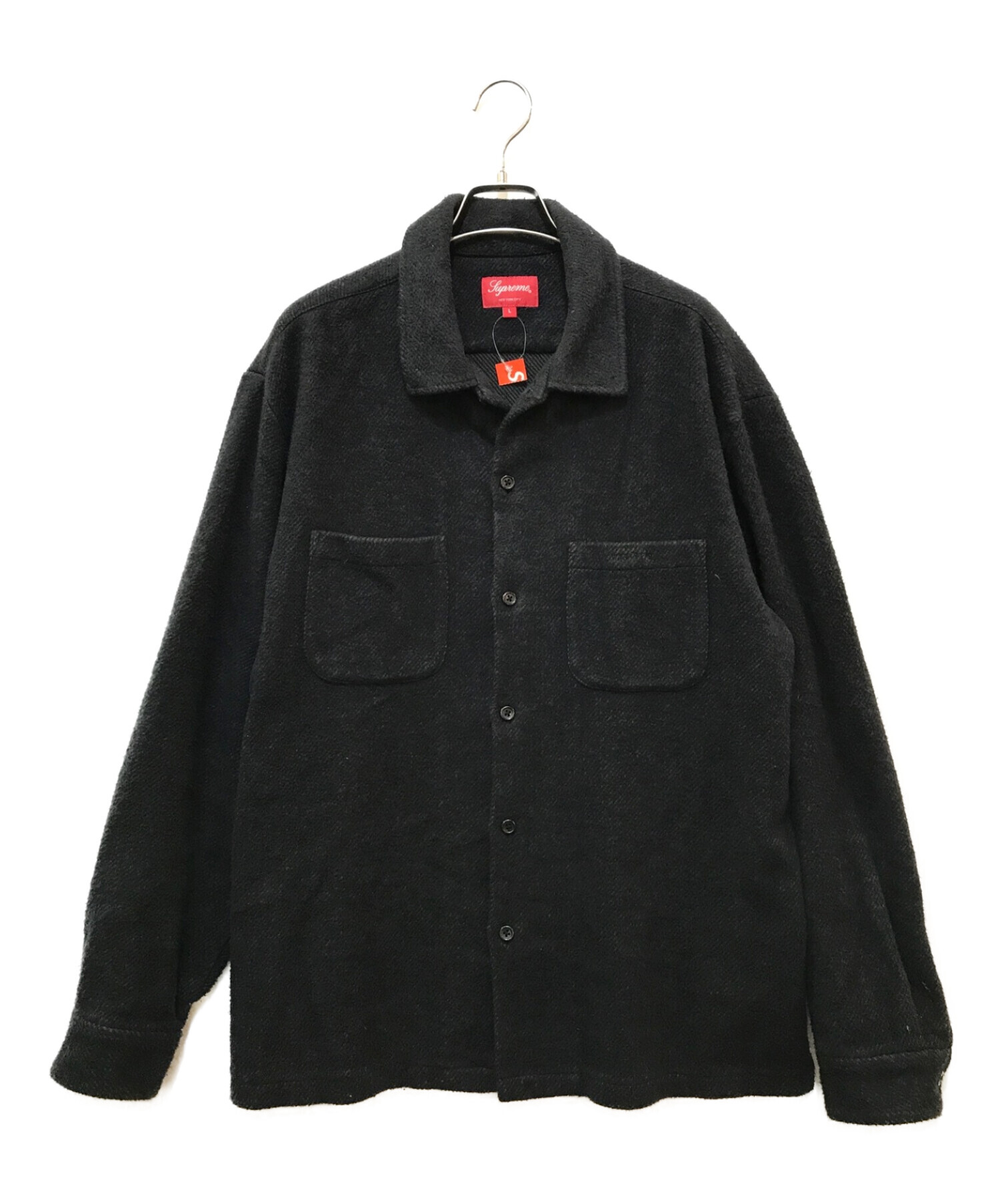 Supreme Brushed Flannel Twill Shirt Lサイズお洗濯で縮みはありま ...