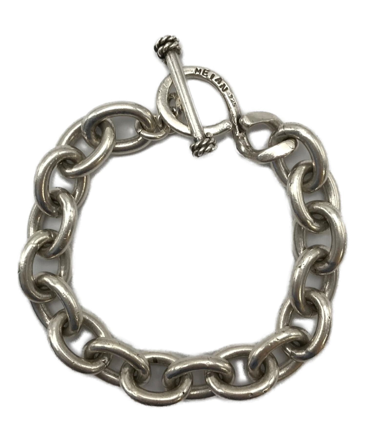 MEIAN (メイアン) fat chain bracelet シルバー