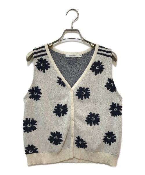 【中古・古着通販】moussy (マウジー) DAISY JACQUARD KNIT 