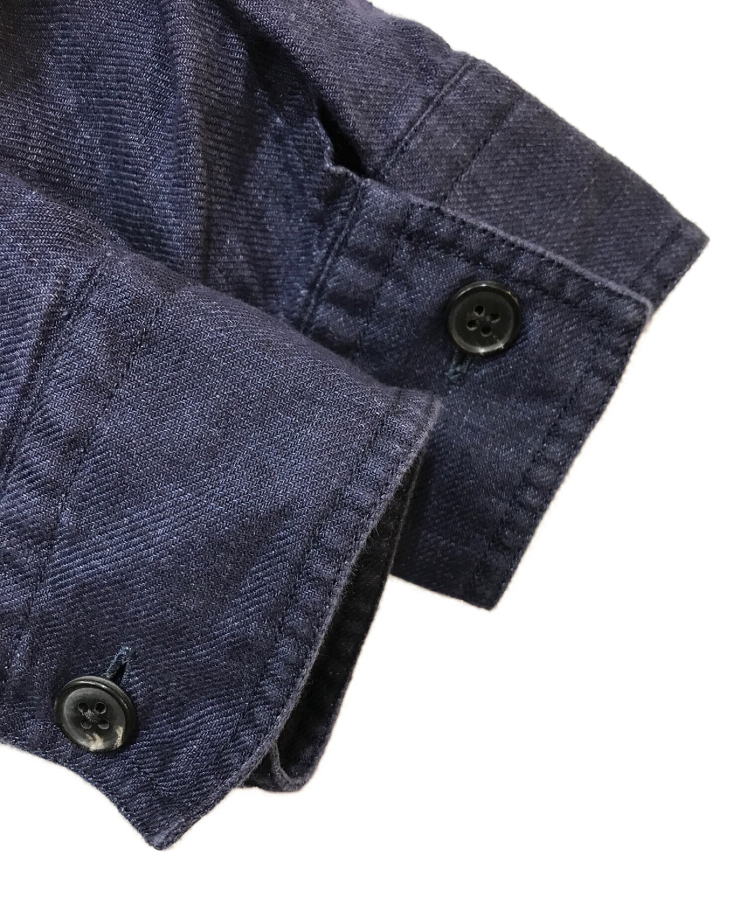 Bagutta (バグッタ) リネンシャツジャケット ネイビー サイズ:S