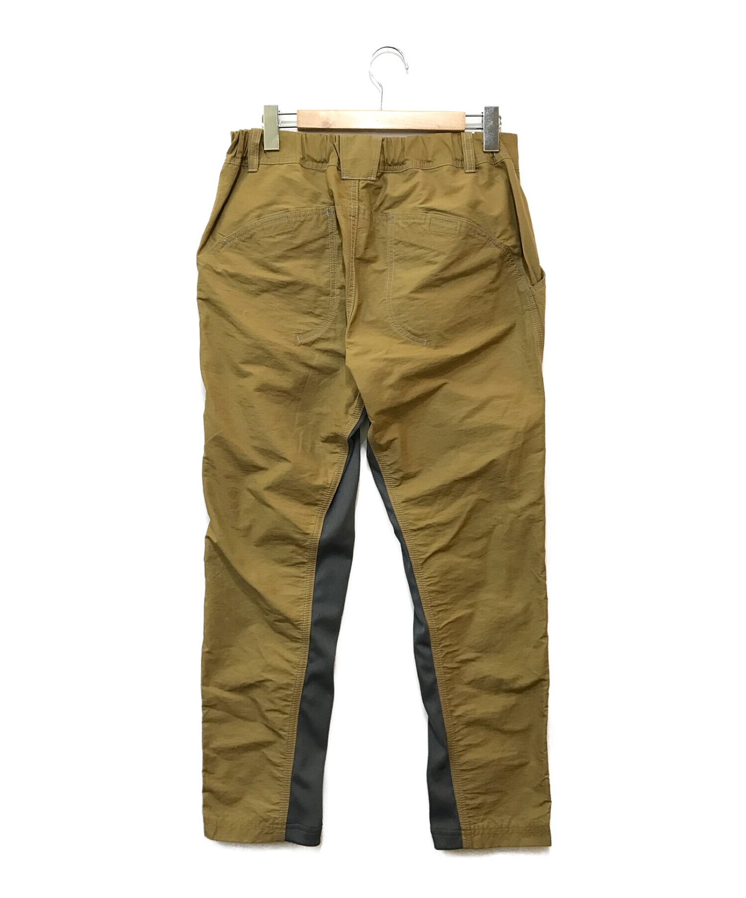 and wander 60 40 cloth rib pants ブラック 00 - パンツ