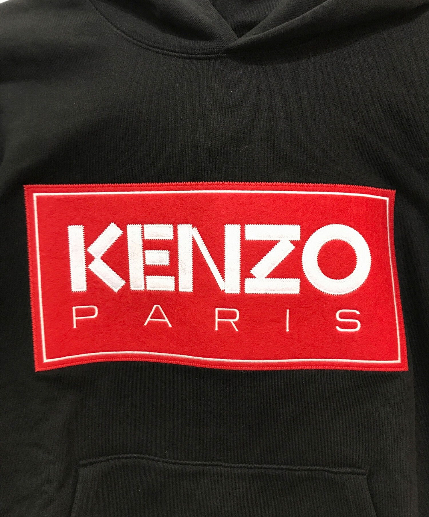 中古・古着通販】KENZO (ケンゾー) ロゴクラシックフーディ ブラック