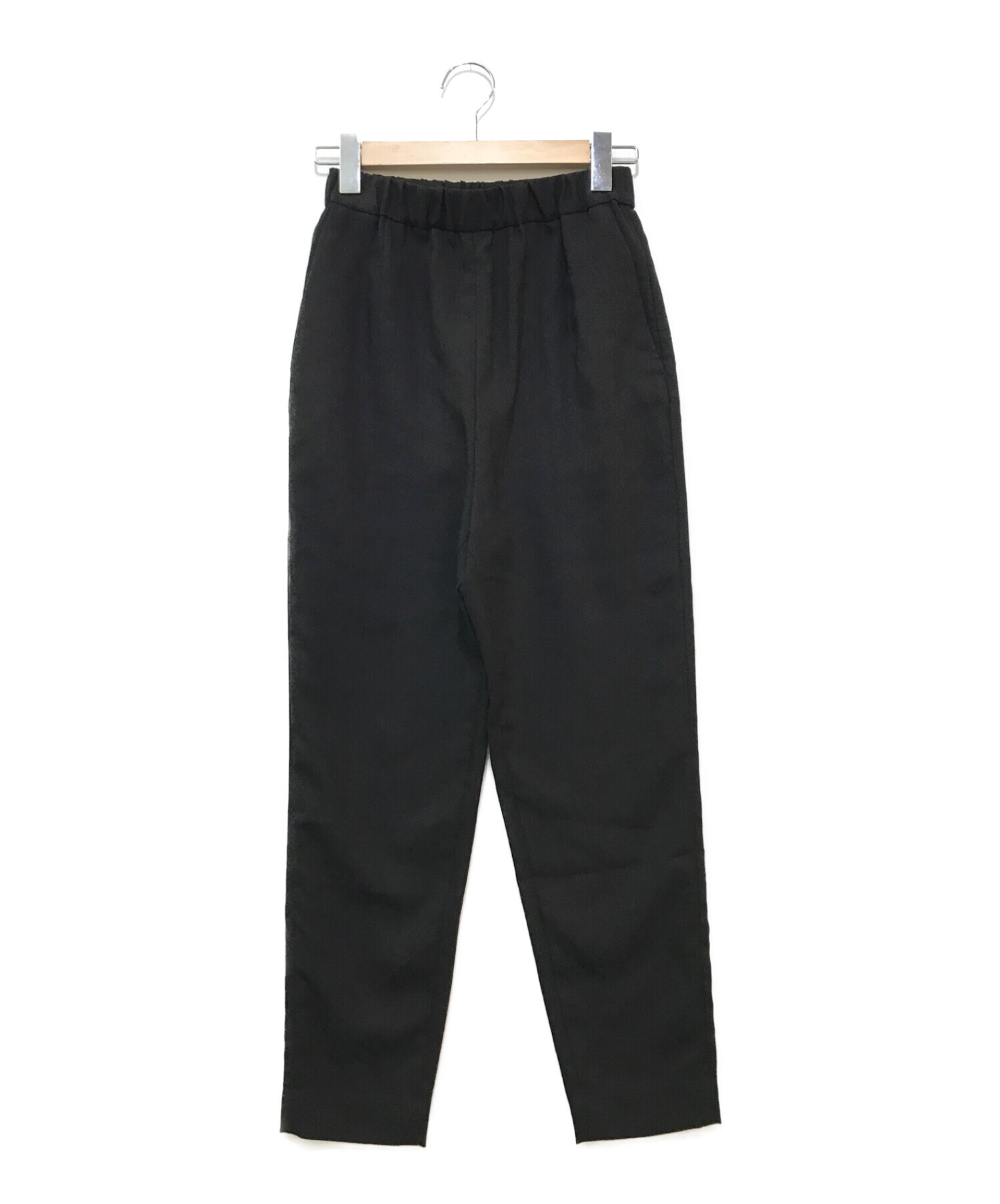 中古・古着通販】ENFOLD (エンフォルド) RELAX TROUSERS ブラック