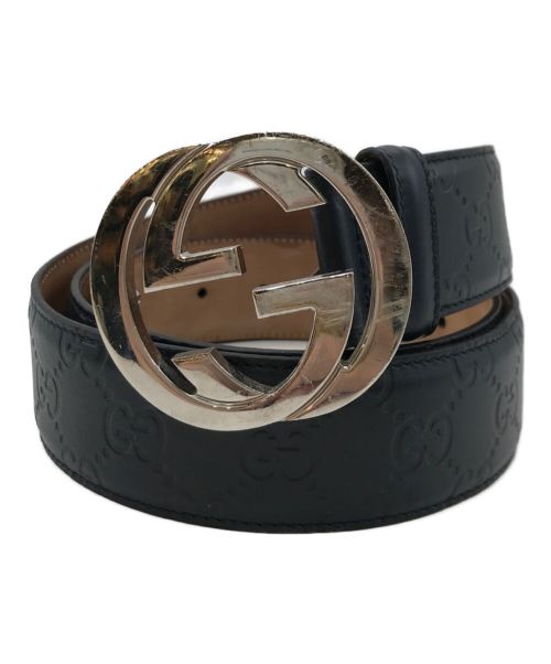 中古・古着通販】GUCCI (グッチ) インターロッキング Gバックル ベルト