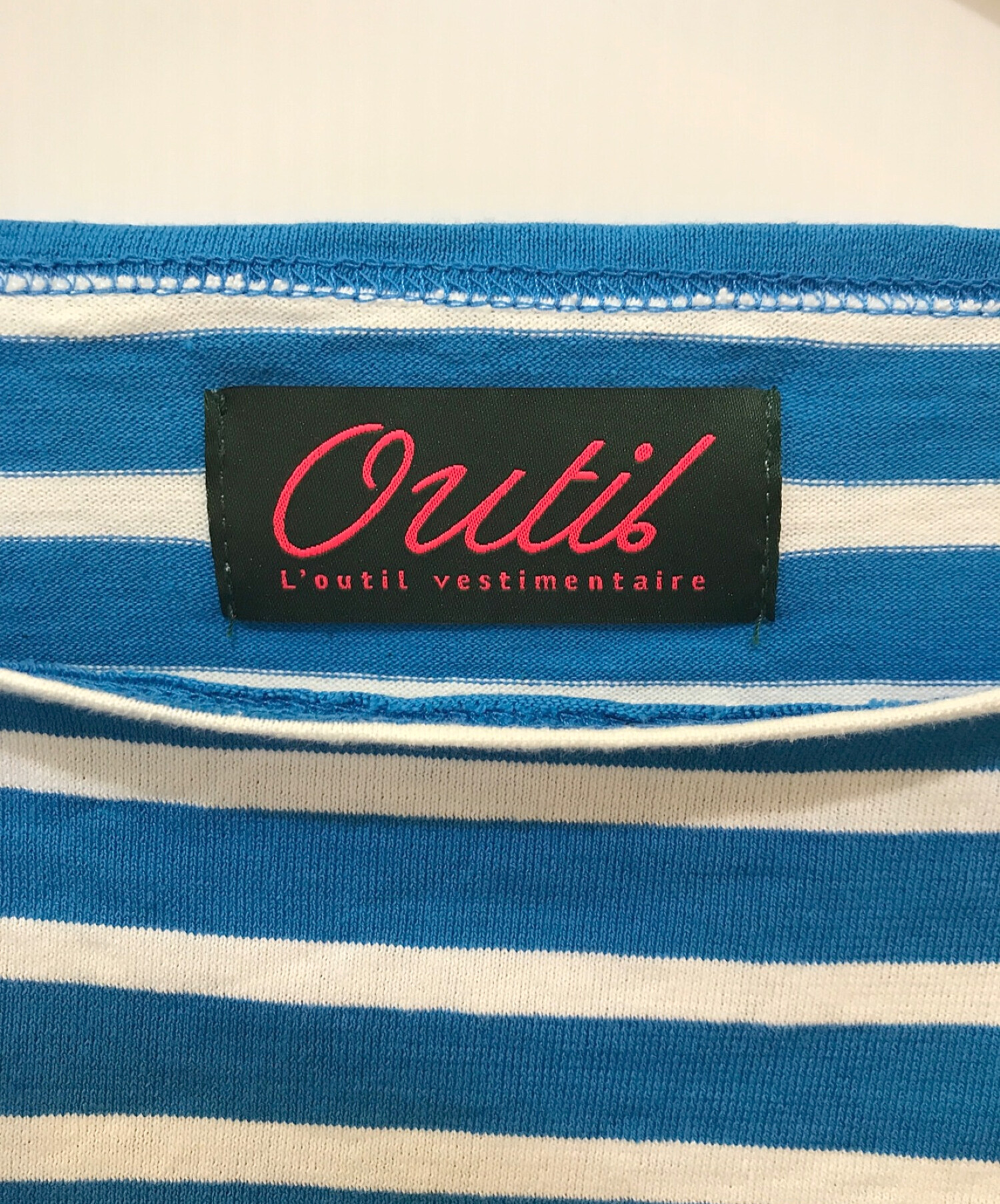 中古・古着通販】OUTIL (ウティ) バスクシャツ ブルー サイズ:3