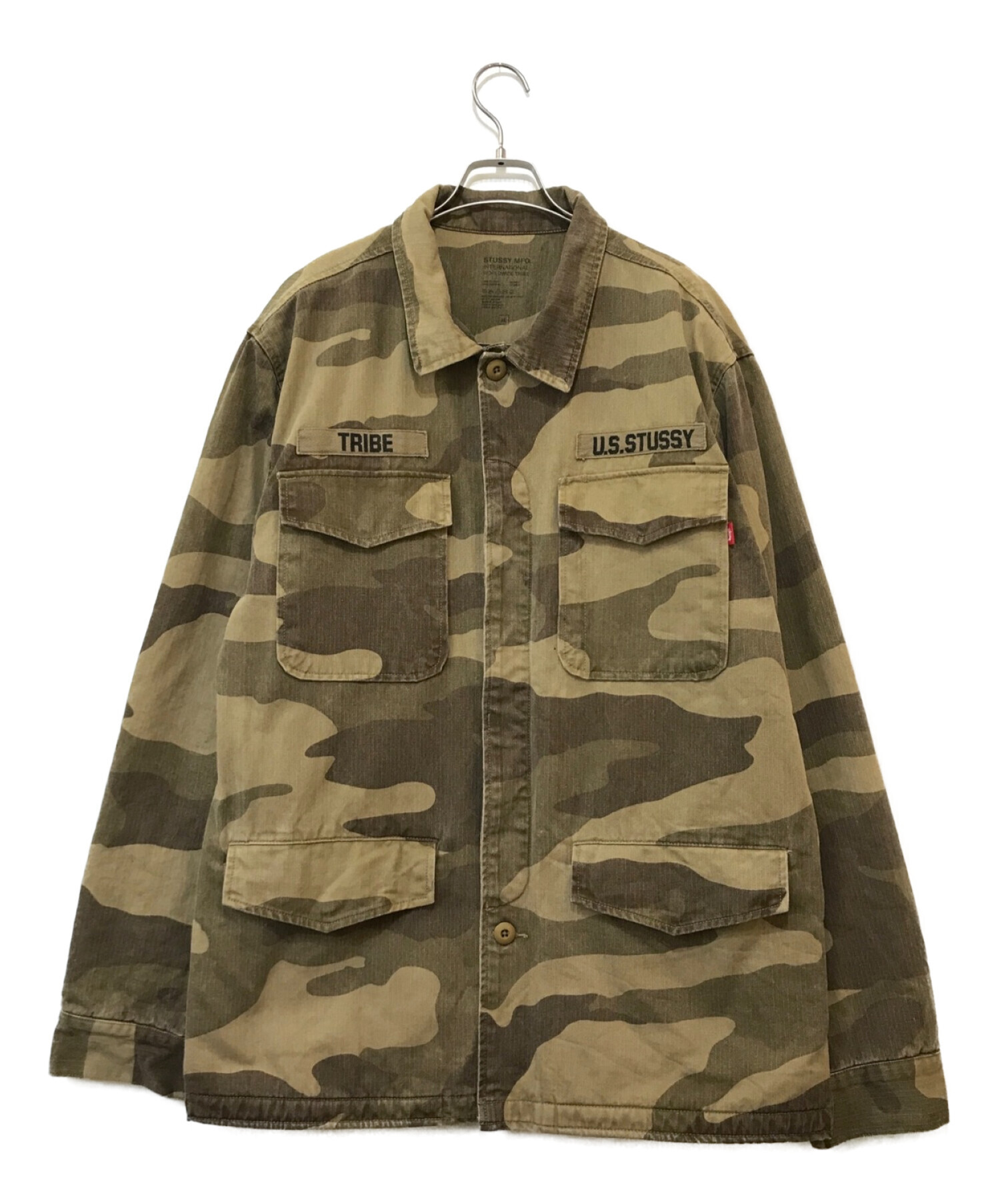 stussy (ステューシー) カモフラジャケット ブラウン サイズ:XL