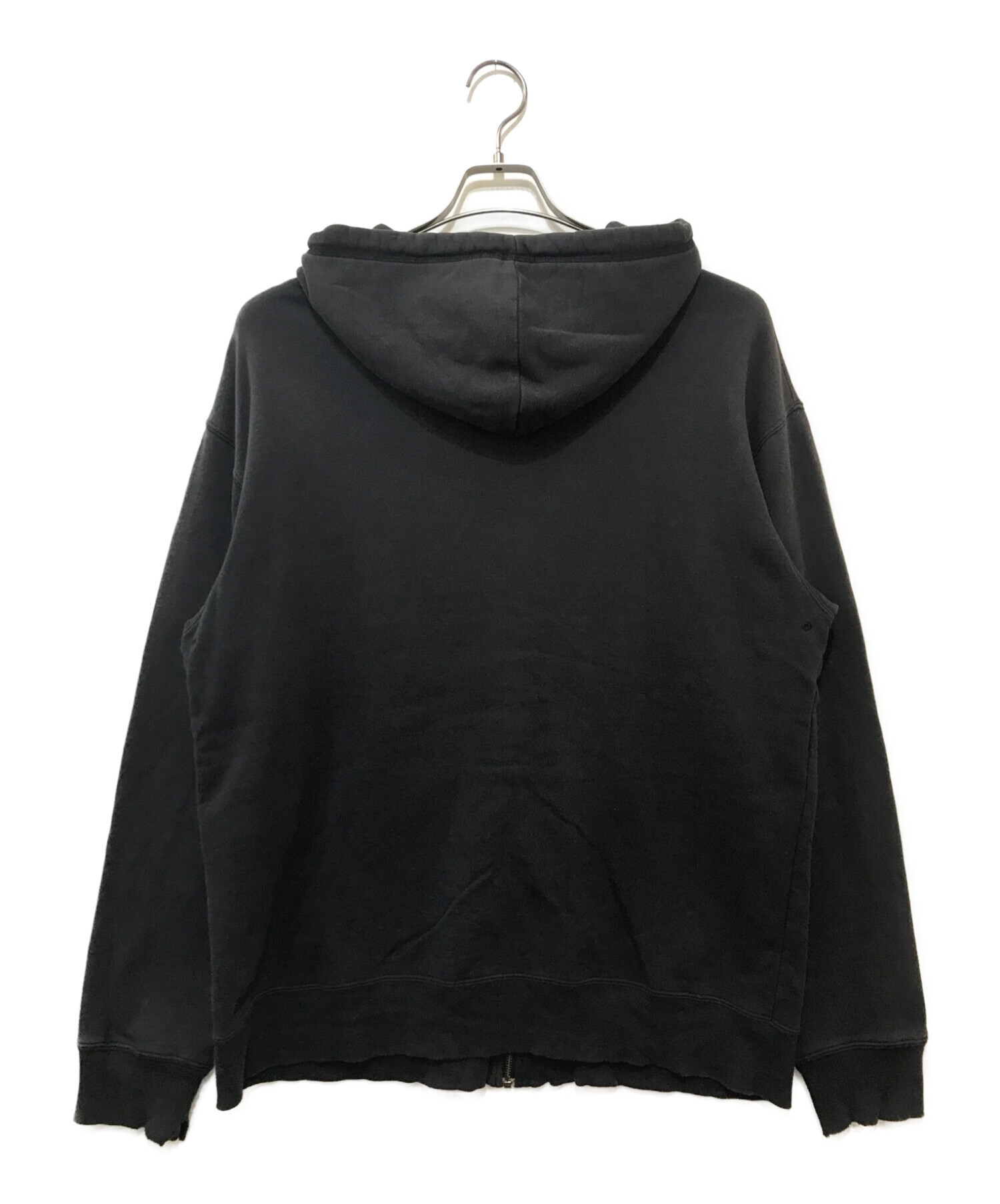 中古・古着通販】stussy (ステューシー) ジップパーカー ブラック