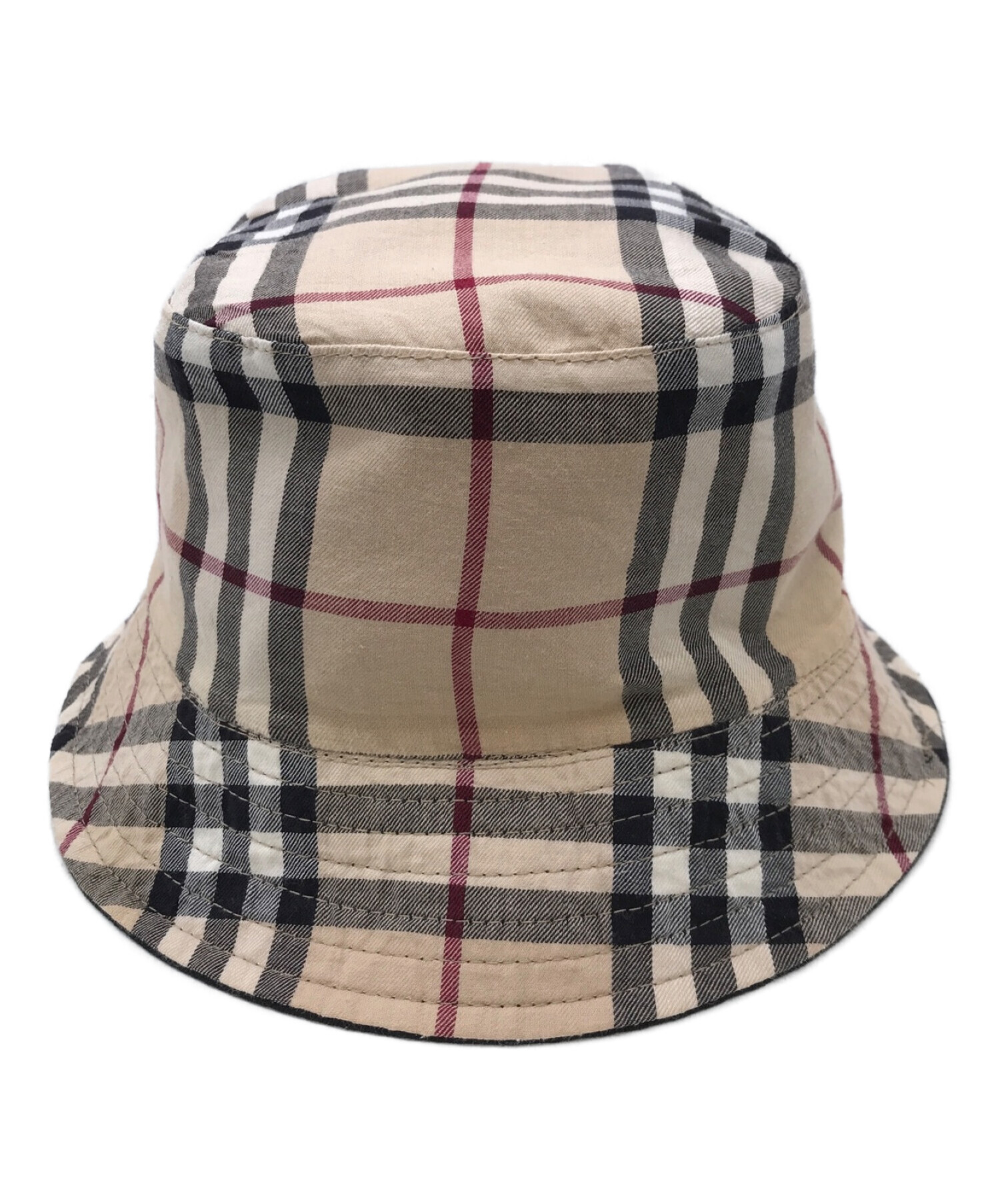 BURBERRY LONDON バーバリーロンドン リバーシブル コットン 帽子-