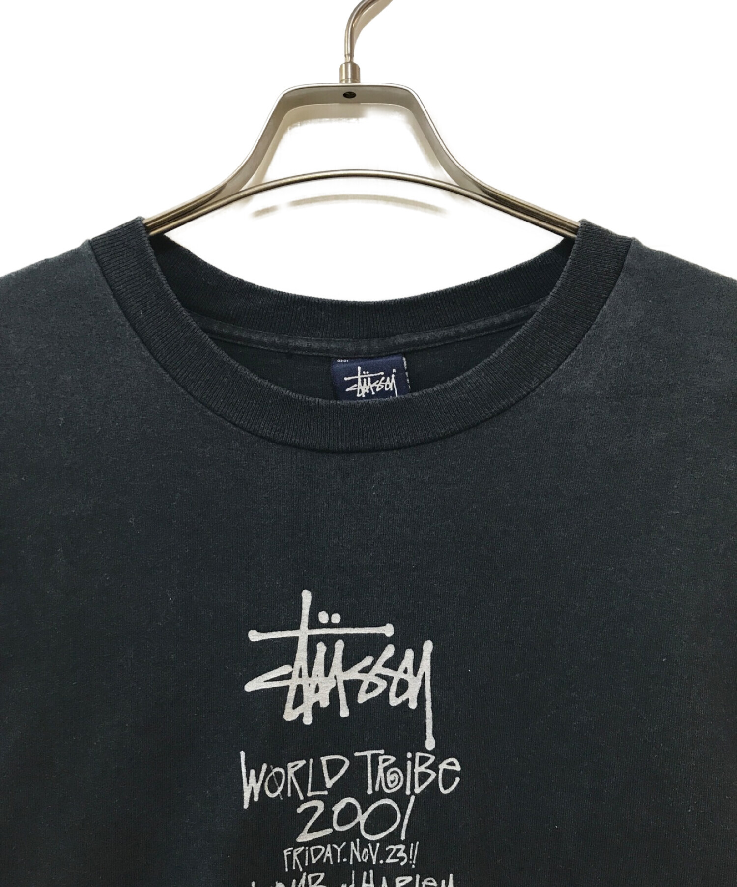 STUSSY ステューシー Tシャツ・カットソー XL 黒 【古着】-