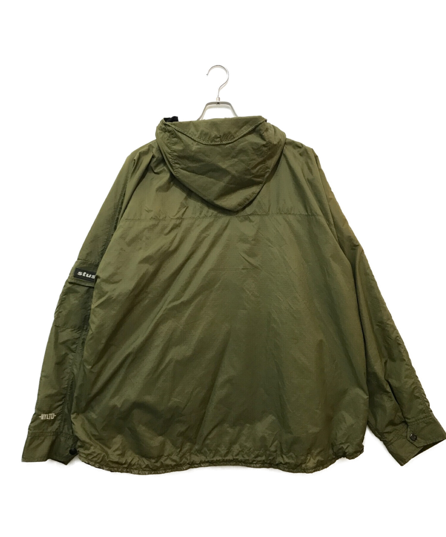 中古・古着通販】stussy (ステューシー) ナイロンジャケット カーキ