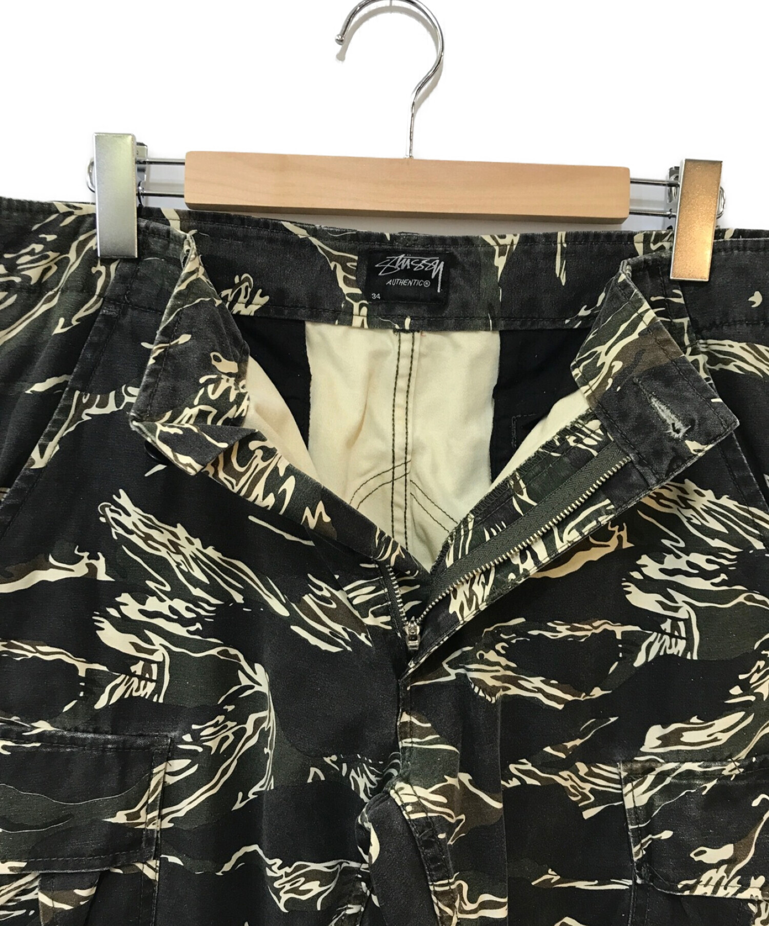 中古・古着通販】stussy (ステューシー) タイガーカモカーゴパンツ