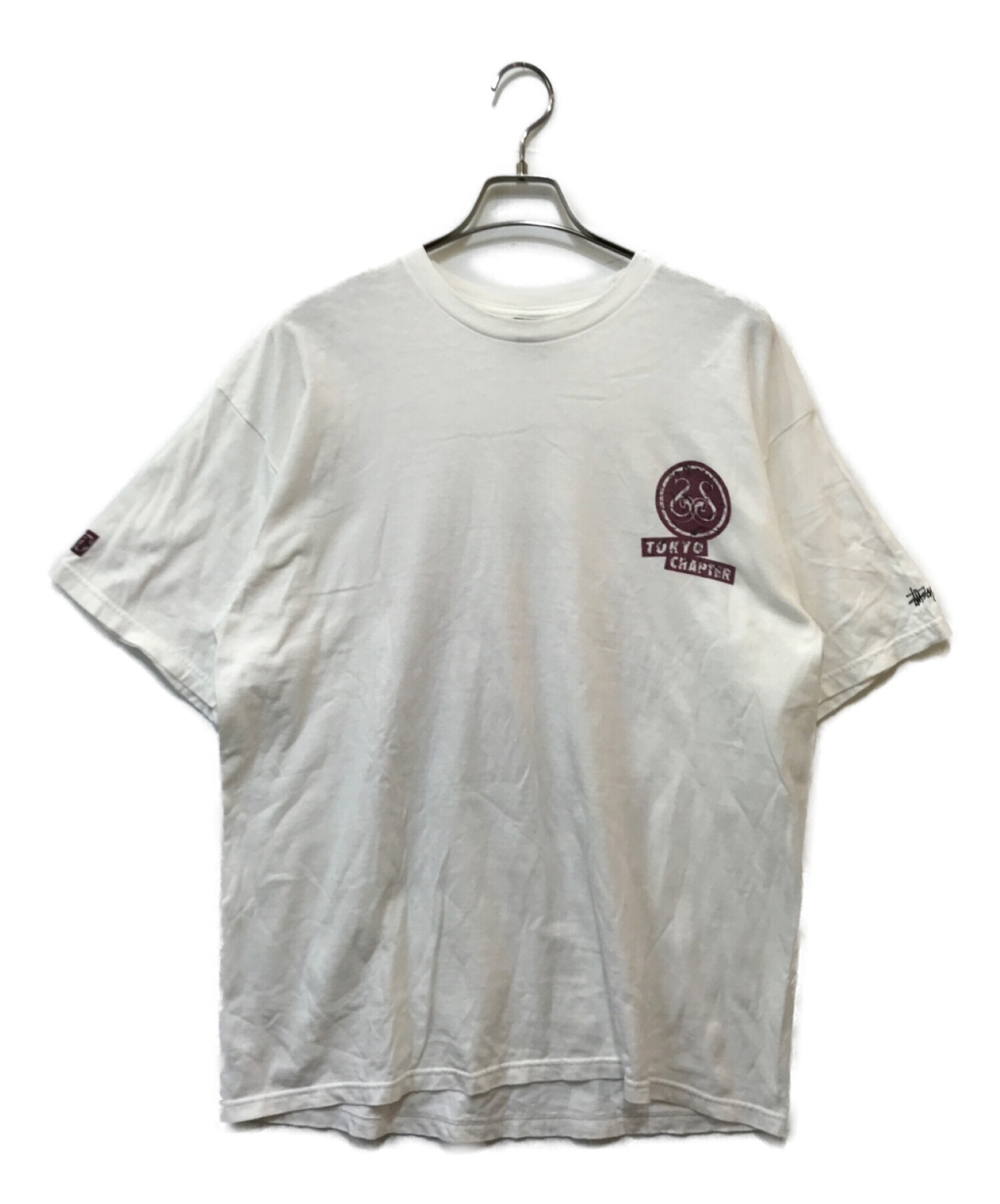 中古・古着通販】stussy (ステューシー) プリントTシャツ ホワイト