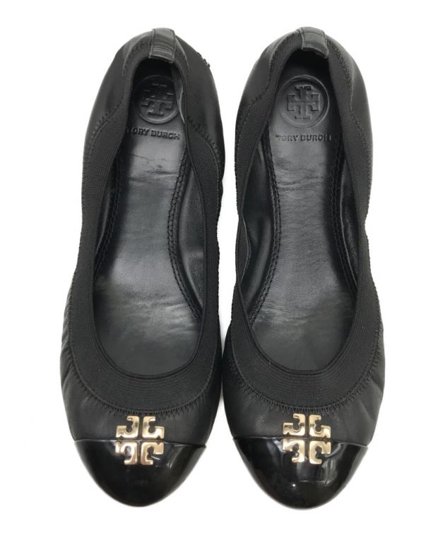 TORY BURCH (トリーバーチ) バレエシューズ ブラック サイズ:6M