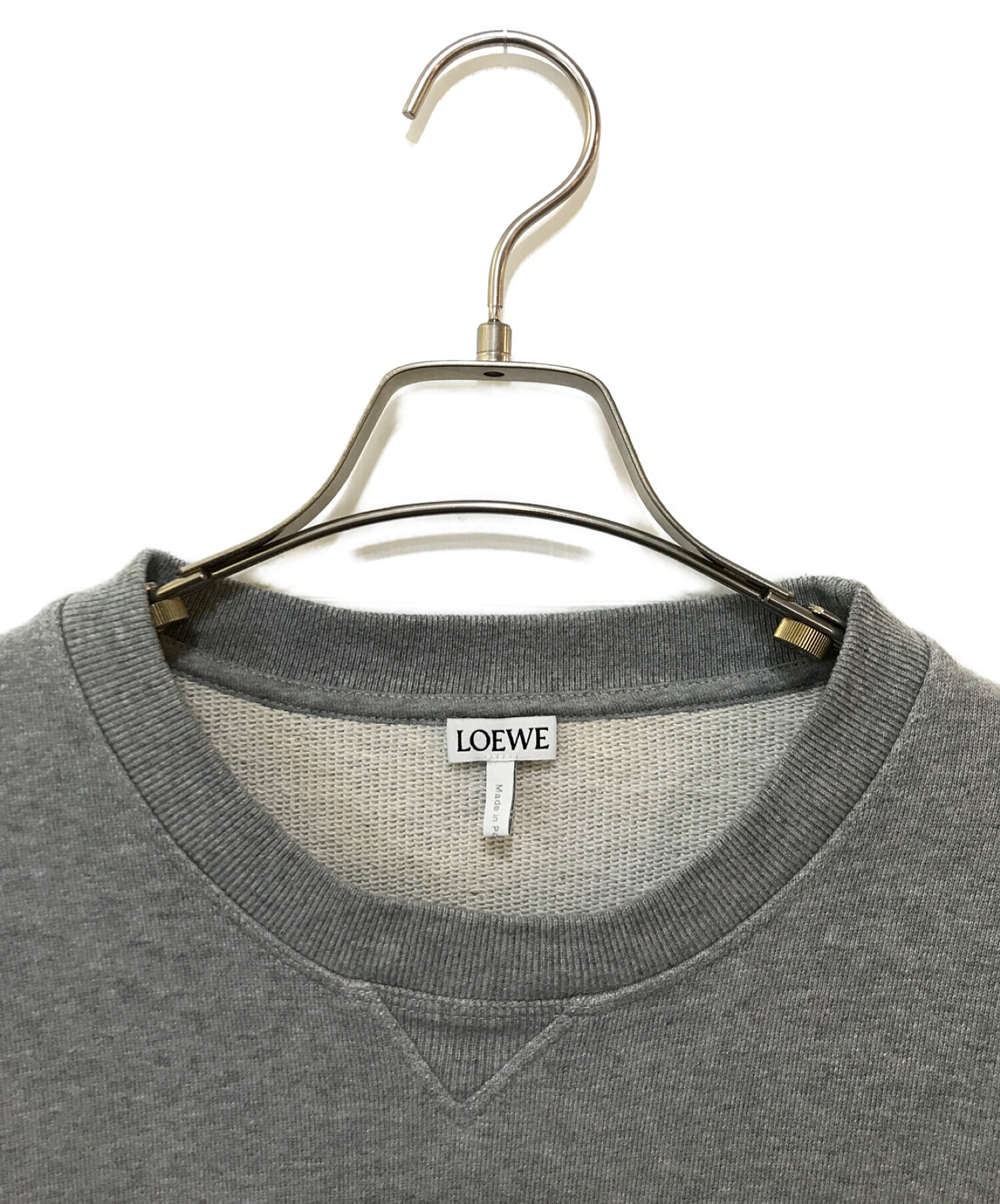 LOEWE (ロエベ) ANAGRAM SWEAT グレー サイズ:L