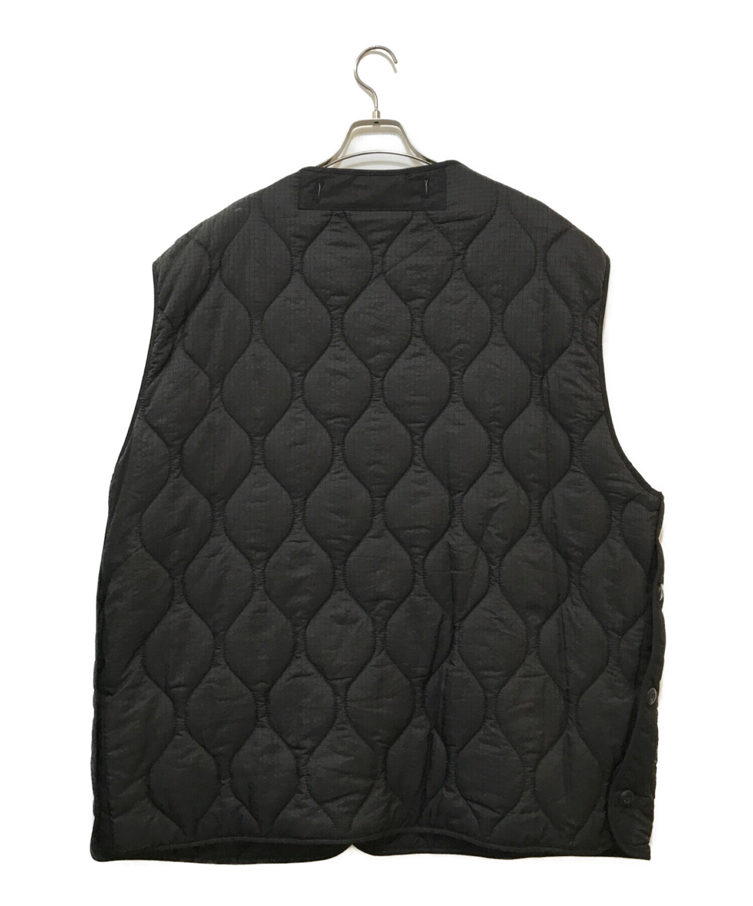 VICTIM&CO. (ヴィクティム) QUILTED BIG VEST ブラック サイズ:L