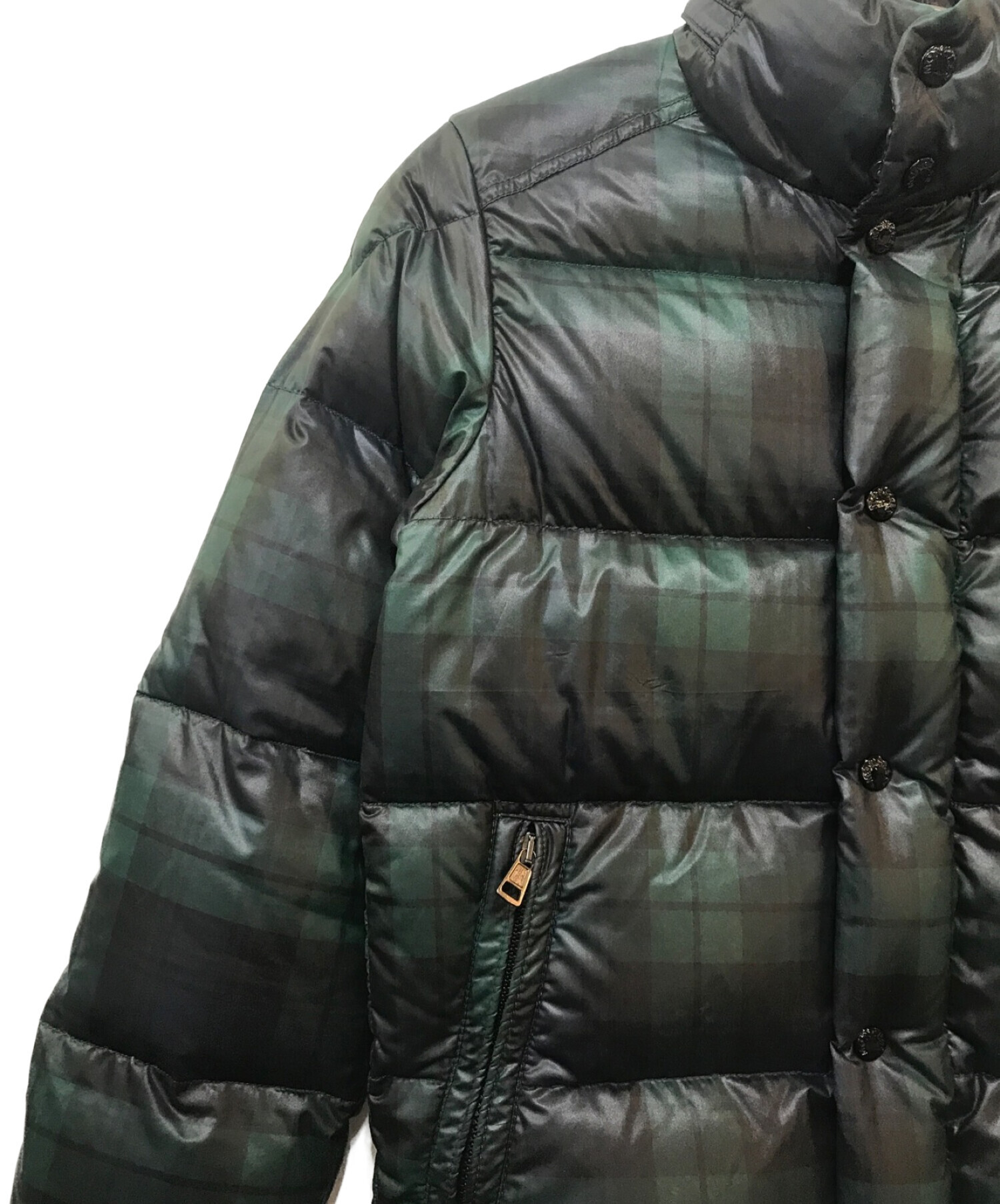 中古・古着通販】MONCLER (モンクレール) EVERダウンジャケット ネイビー×グリーン サイズ:2｜ブランド・古着通販  トレファク公式【TREFAC FASHION】スマホサイト