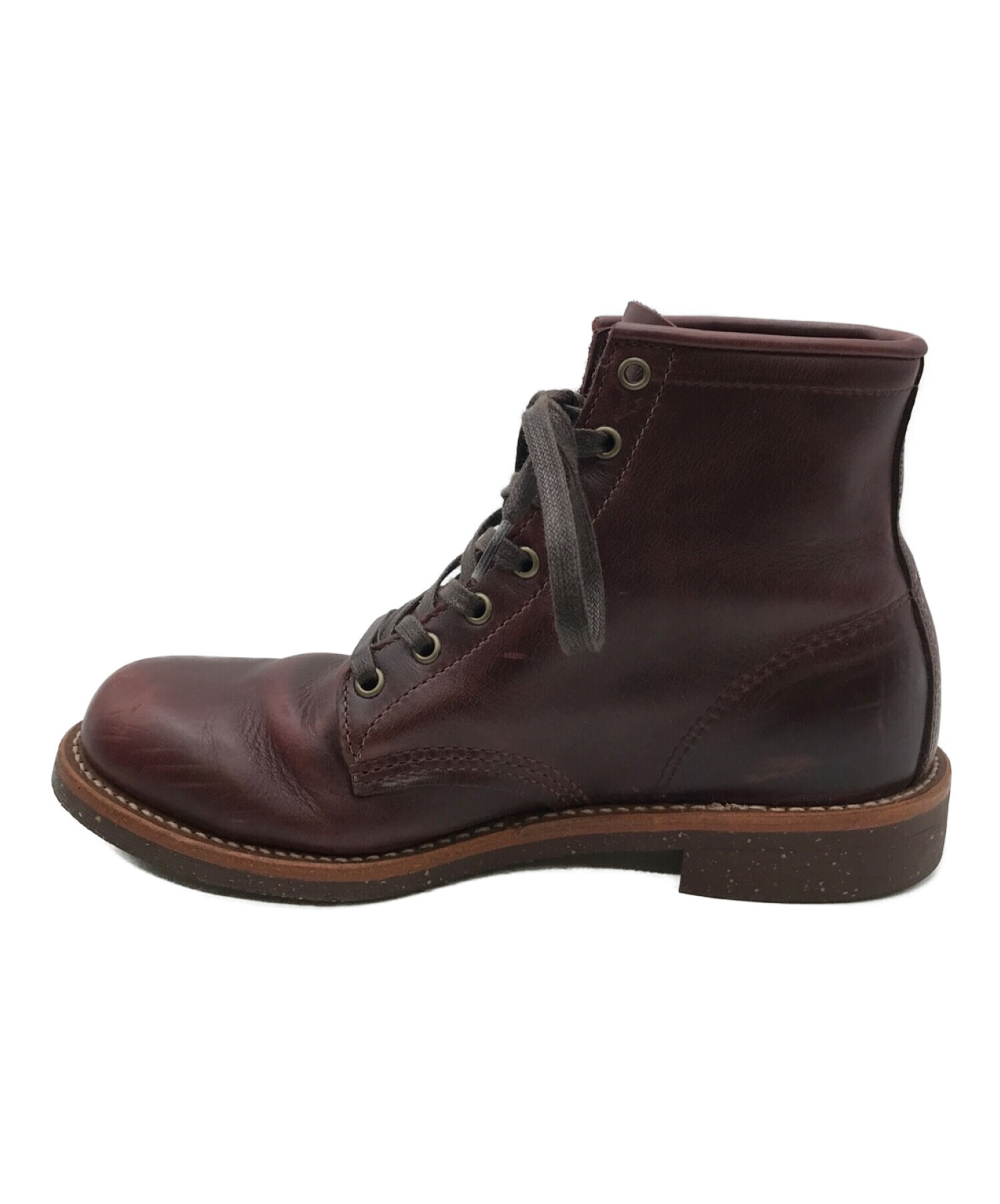 中古・古着通販】CHIPPEWA (チペワ) 6インチ プレーントゥ ユーティリティブーツ ブラウン サイズ:26｜ブランド・古着通販  トレファク公式【TREFAC FASHION】スマホサイト