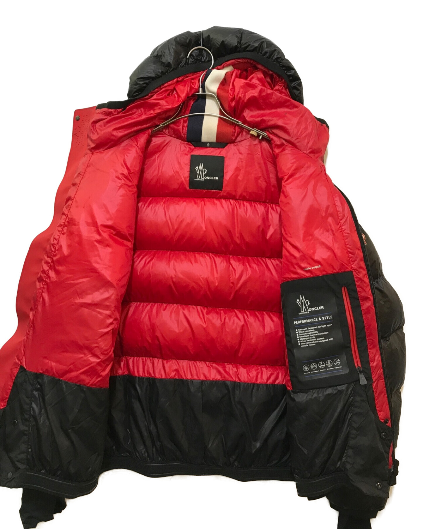 MONCLER GRENOBLE (モンクレール グルノーブル) HINTERTUX ダウンジャケット ブラック サイズ:3