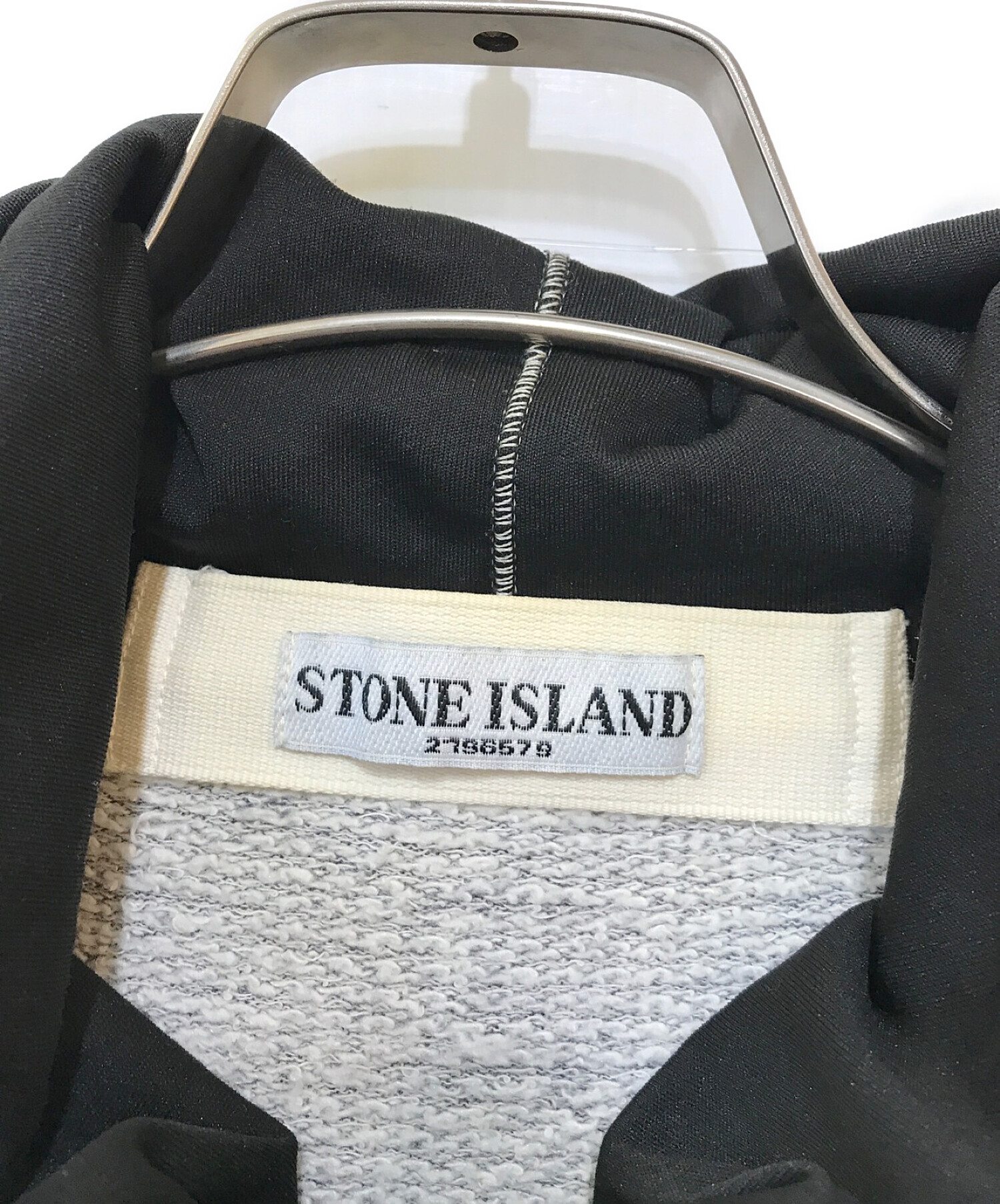 STONE ISLAND (ストーンアイランド) ジップアップパーカー グレー サイズ:XL