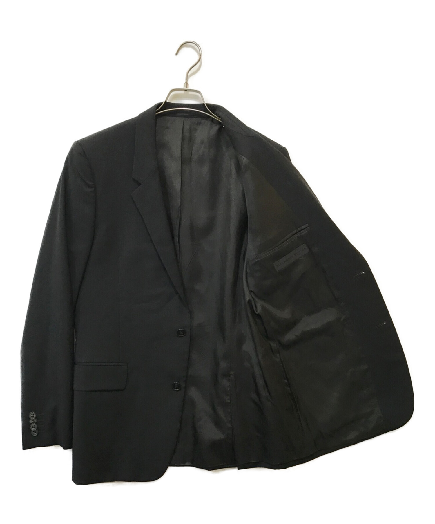 ALEXANDER McQUEEN (アレキサンダーマックイーン) 2Bスーツ ブラック サイズ:48