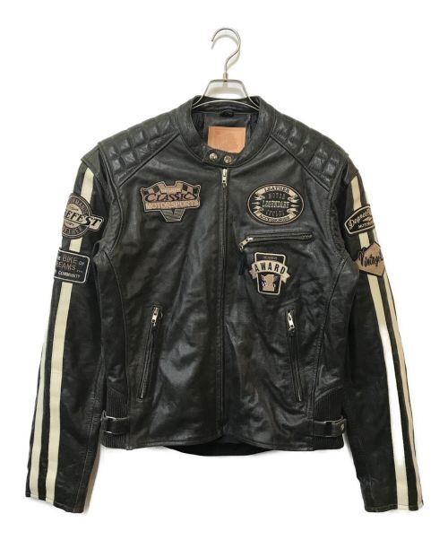 90sTHE DECNER CLASSIC BRAND デニムライダースベスト-