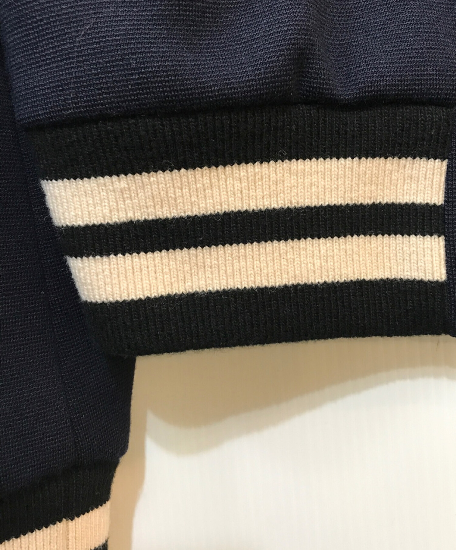 中古・古着通販】GUCCI (グッチ) バーシティジャケット ネイビー