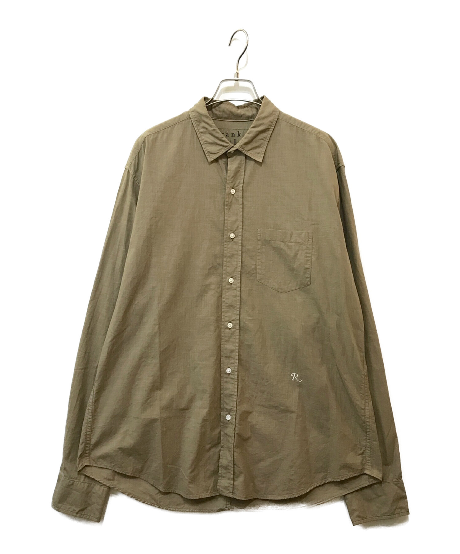 Frank&Eileen (フランクアンドアイリーン) Ron Herman (ロンハーマン) Luke WCB Shirt ベージュ サイズ:XL