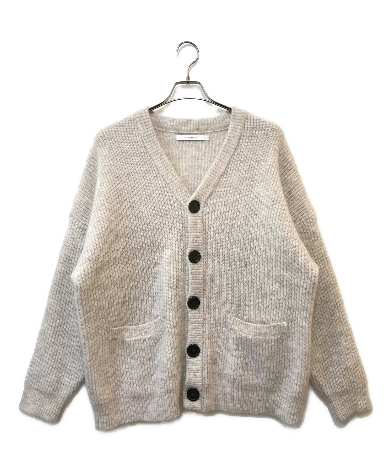 中古・古着通販】VICTIM (ヴィクティム) MOHAIR BIG CARDIGAN