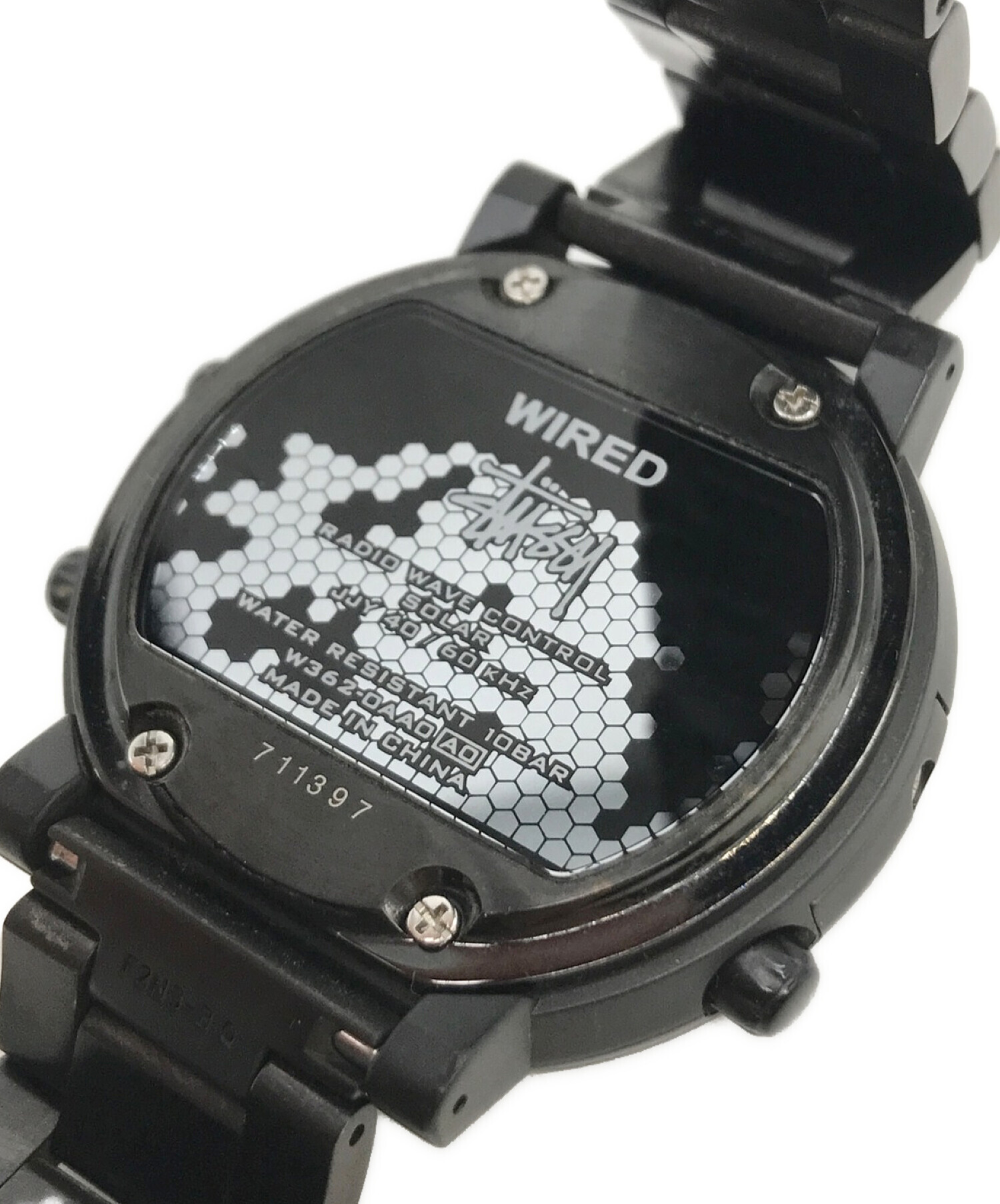 stussy (ステューシー) WIRED (ワイアード) 腕時計 ブラック