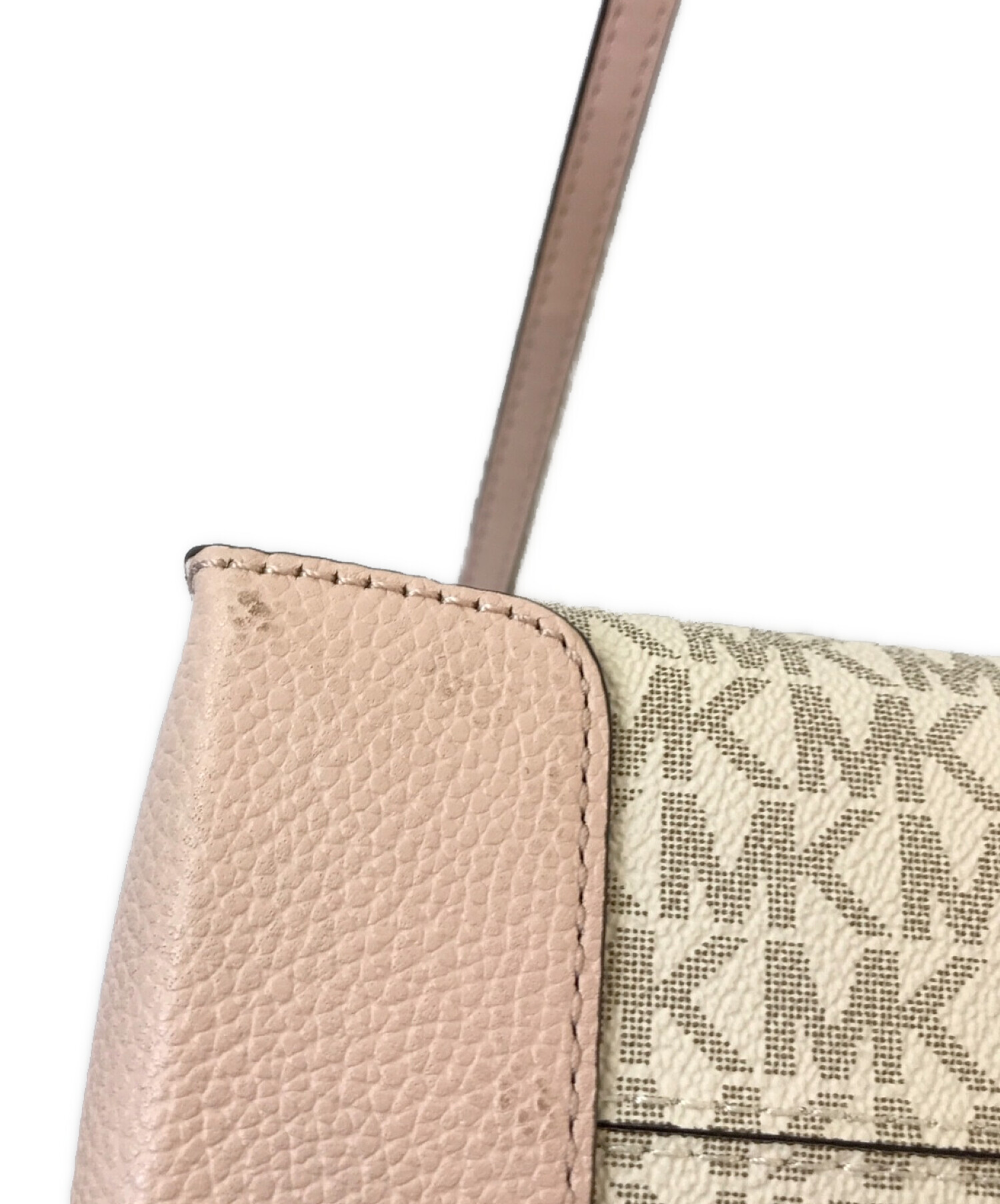 MICHAEL KORS (マイケルコース) シグネチャーショルダーバッグ ピンク