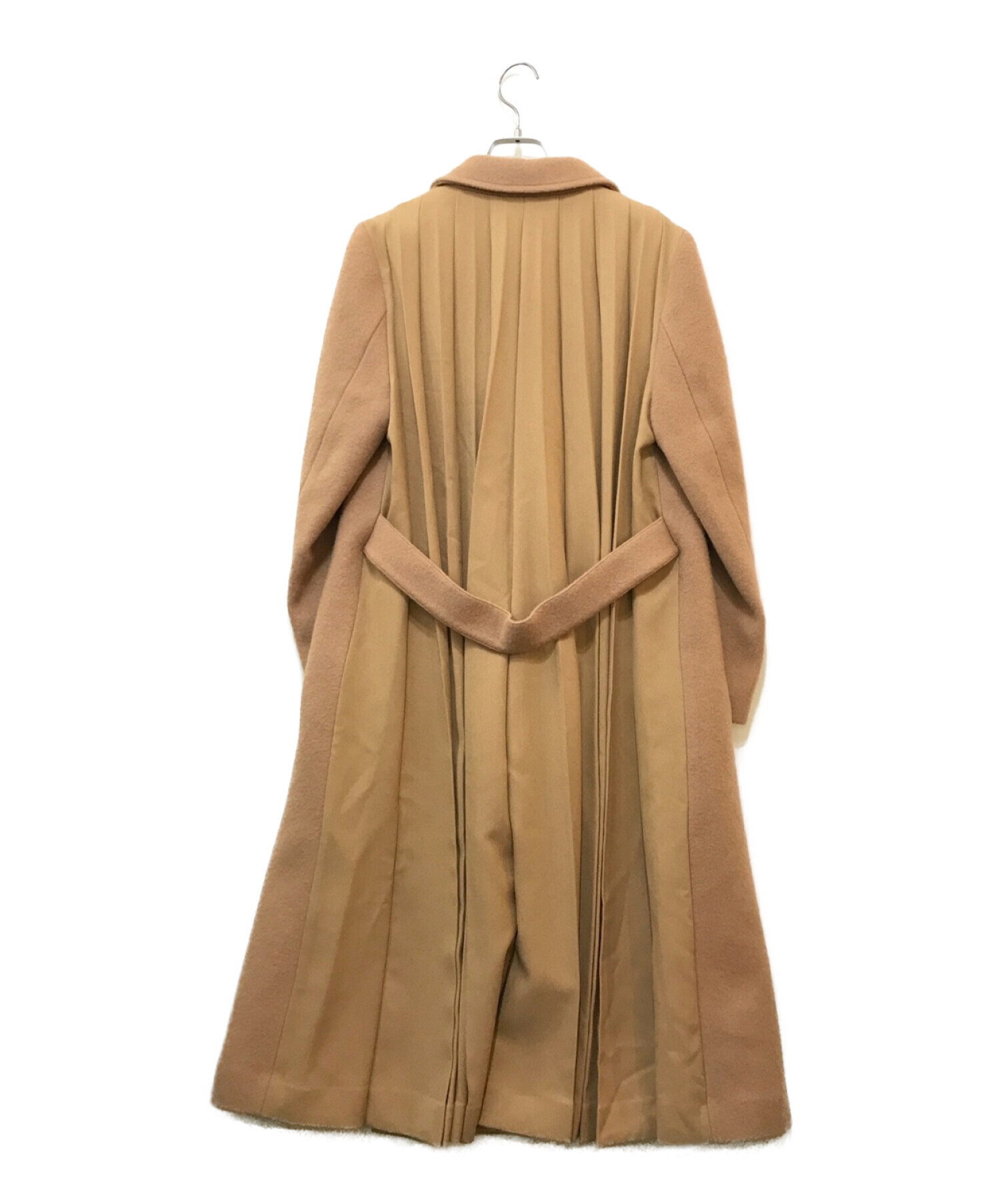 中古・古着通販】Ameri (アメリ) UNDRESSED BACK PLEATS COAT ベージュ ...