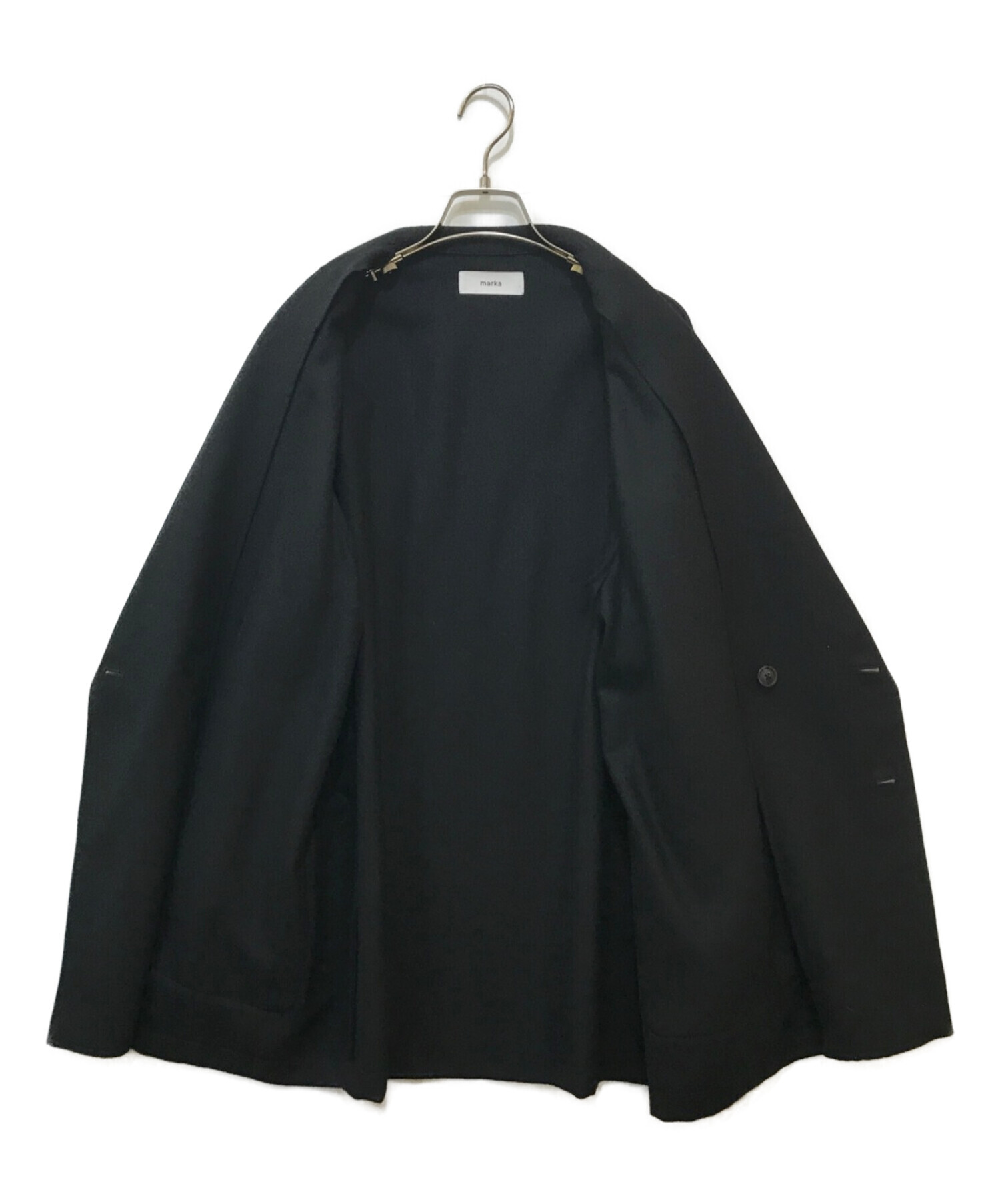 中古・古着通販】MARKA (マーカ) SHIRT JACKET ブラック サイズ:2