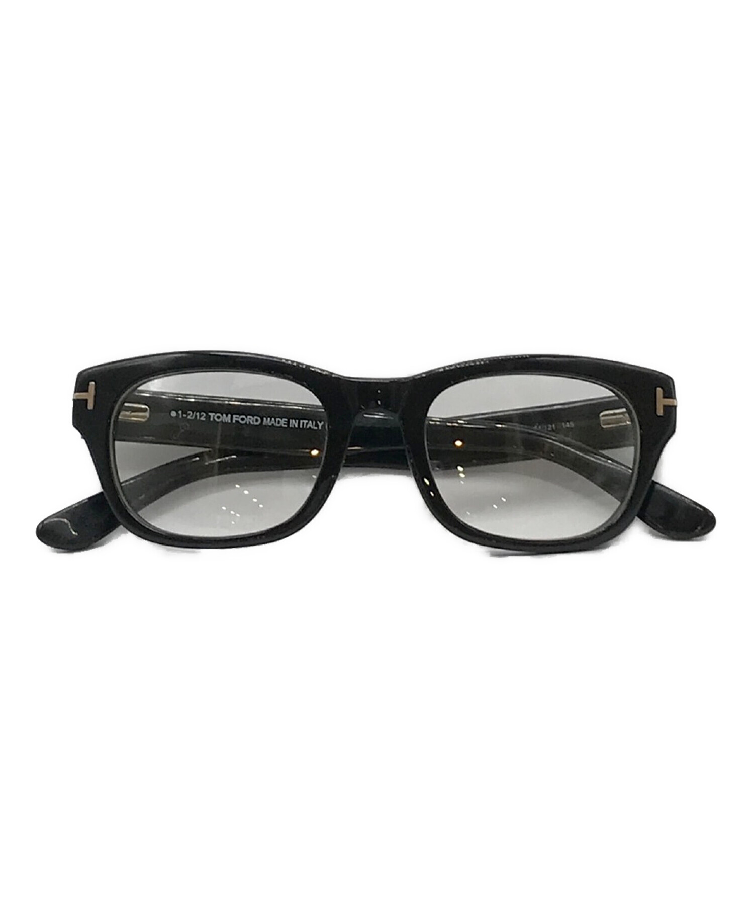 TOM FORD トムフォード TF 5051 BLACK / CLEAR 眼鏡 メガネ 付属品完備 ...