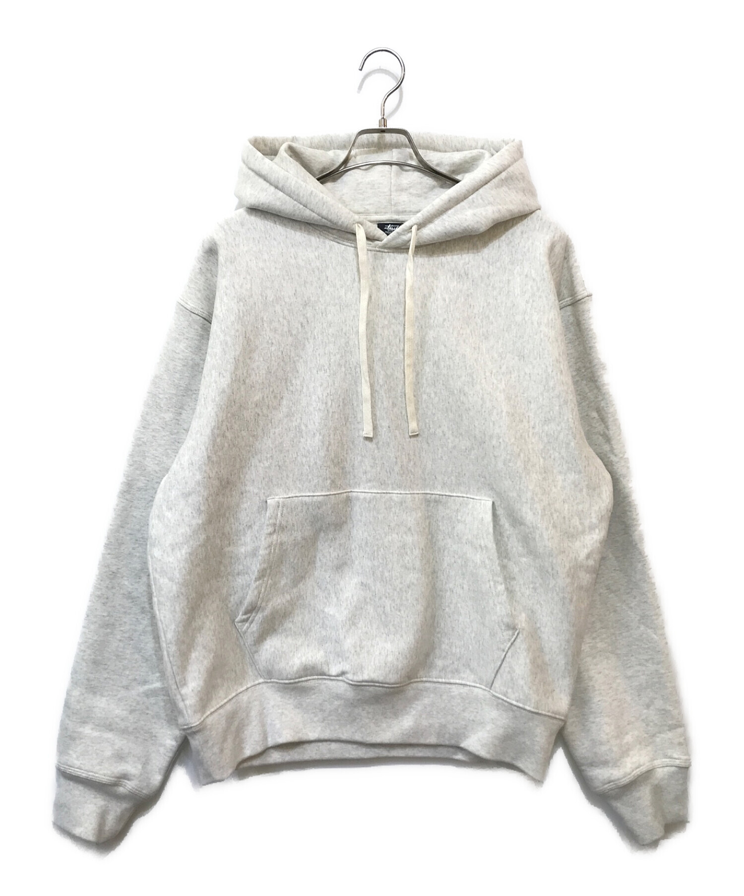 中古・古着通販】stussy (ステューシー) BACK HOOD APPLIQUE HOODIE グレー サイズ:L｜ブランド・古着通販  トレファク公式【TREFAC FASHION】スマホサイト