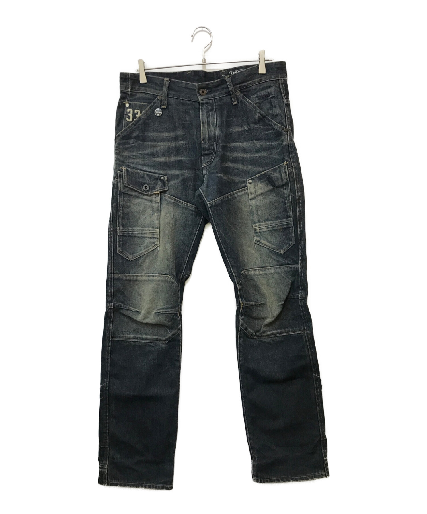 G-STAR RAW (ジースターロゥ) GENERAL 5620 TAPEREDデニムパンツ インディゴ サイズ:32