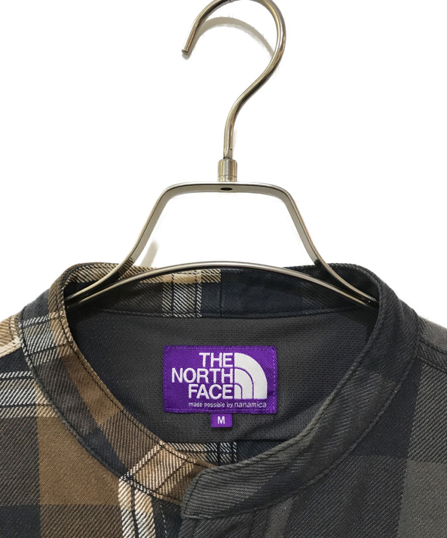 中古・古着通販】THE NORTHFACE PURPLELABEL (ザ・ノースフェイス パープルレーベル) Plaid Patchwork Shirt  ブラウン×グレー サイズ:M｜ブランド・古着通販 トレファク公式【TREFAC FASHION】スマホサイト