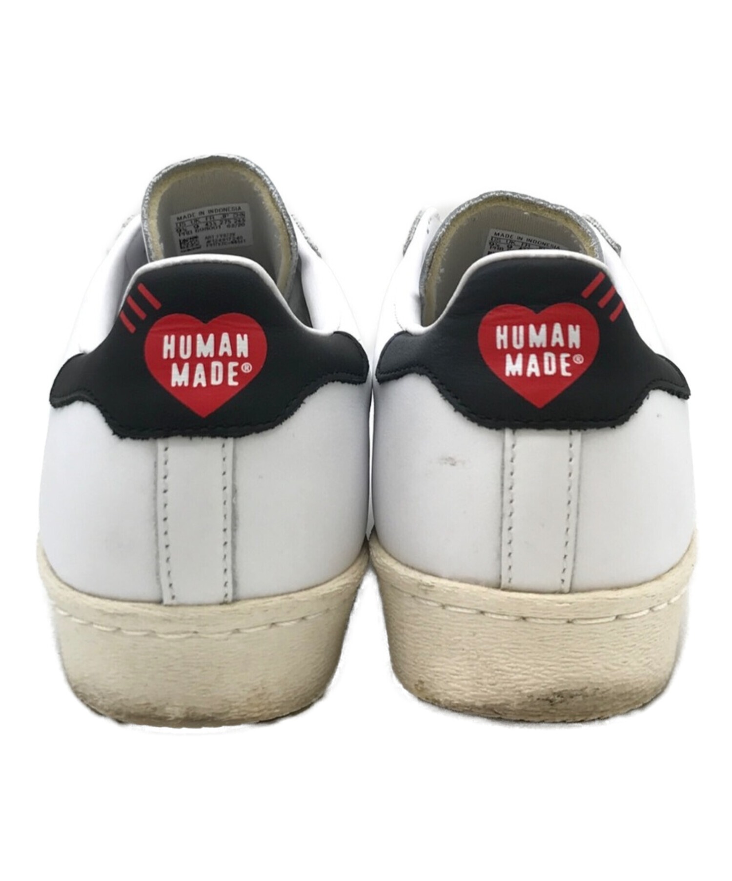 中古・古着通販】adidas Originals (アディダスオリジナル) HUMAN MADE (ヒューマンメイド) Superstar 80s  ホワイト サイズ:27.5｜ブランド・古着通販 トレファク公式【TREFAC FASHION】スマホサイト