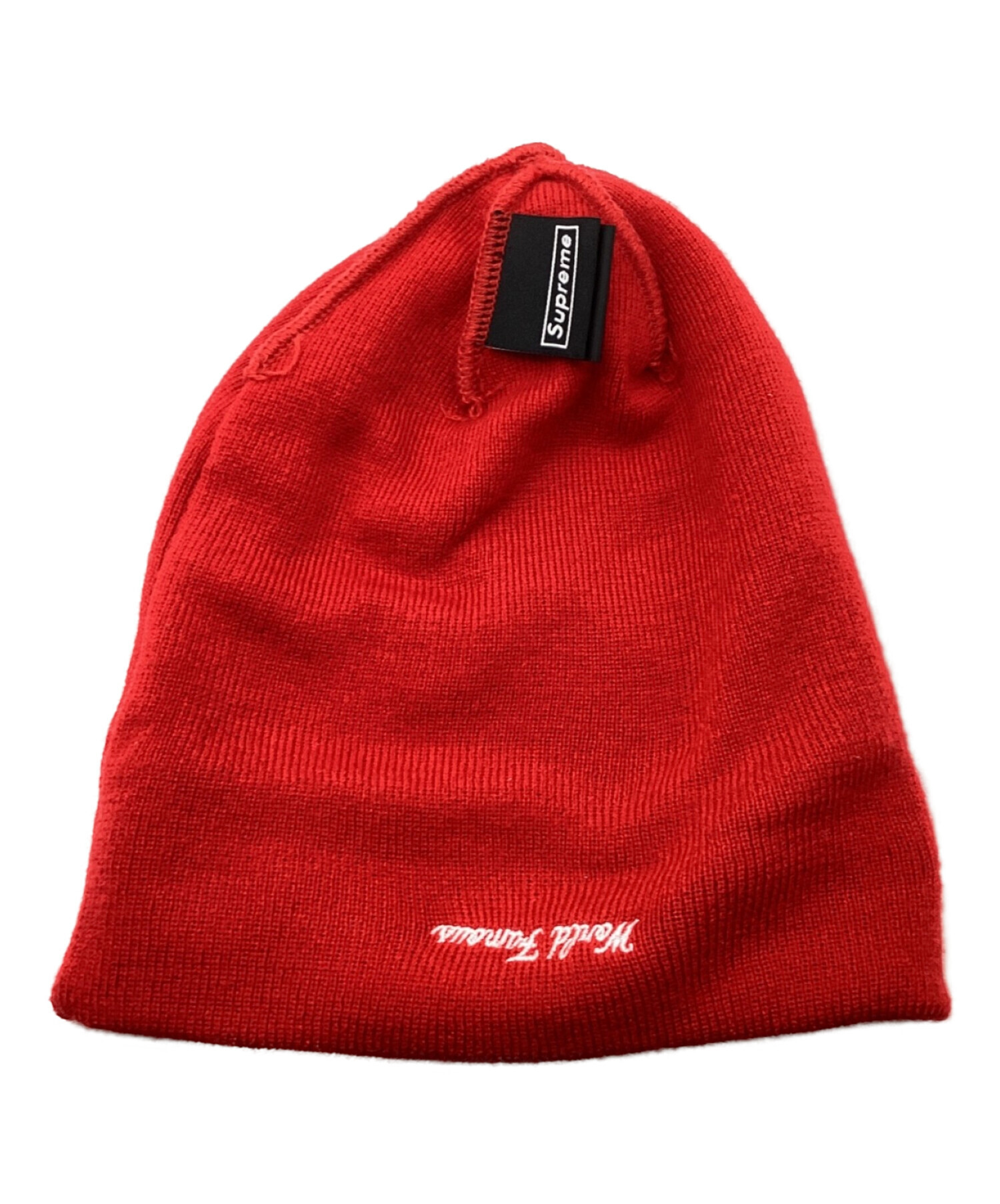 中古・古着通販】SUPREME (シュプリーム) New Era (ニューエラ) Box Logo Beanie レッド｜ブランド・古着通販  トレファク公式【TREFAC FASHION】スマホサイト